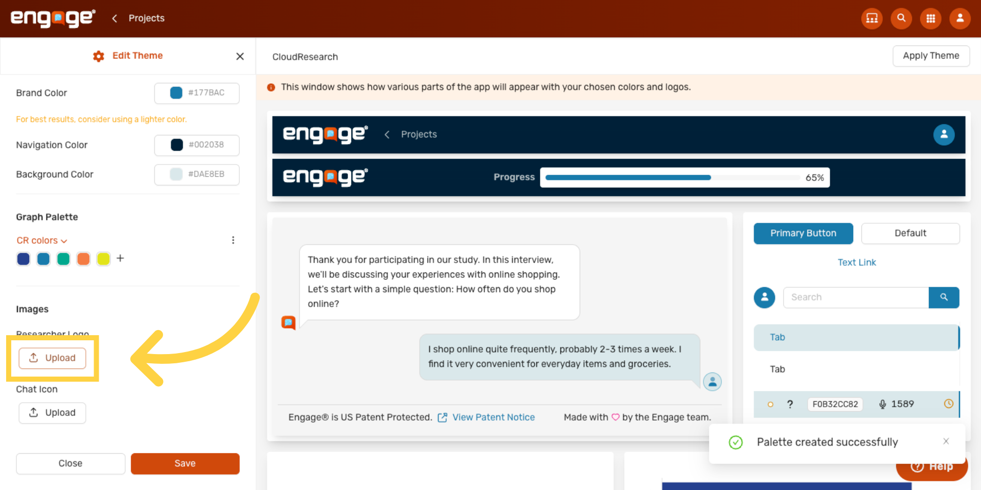 Upload Your Researcher Logo