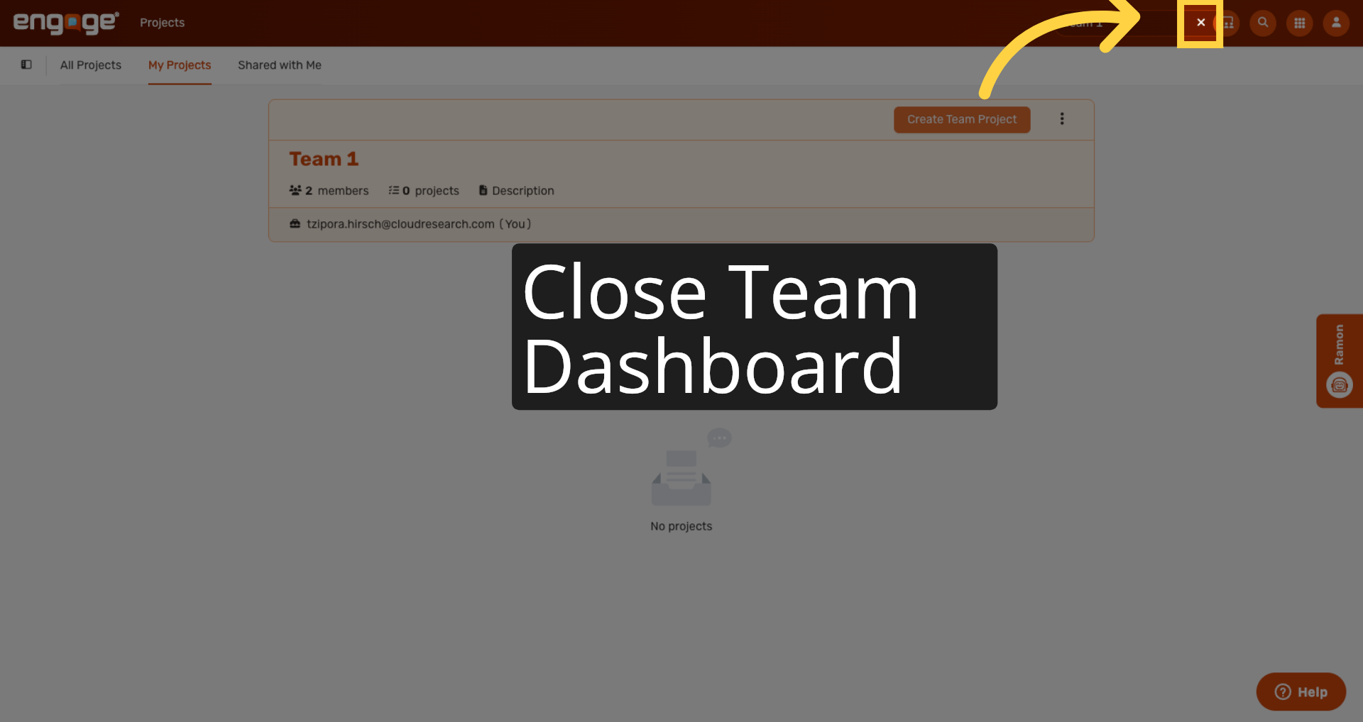 Close Team Dashboard