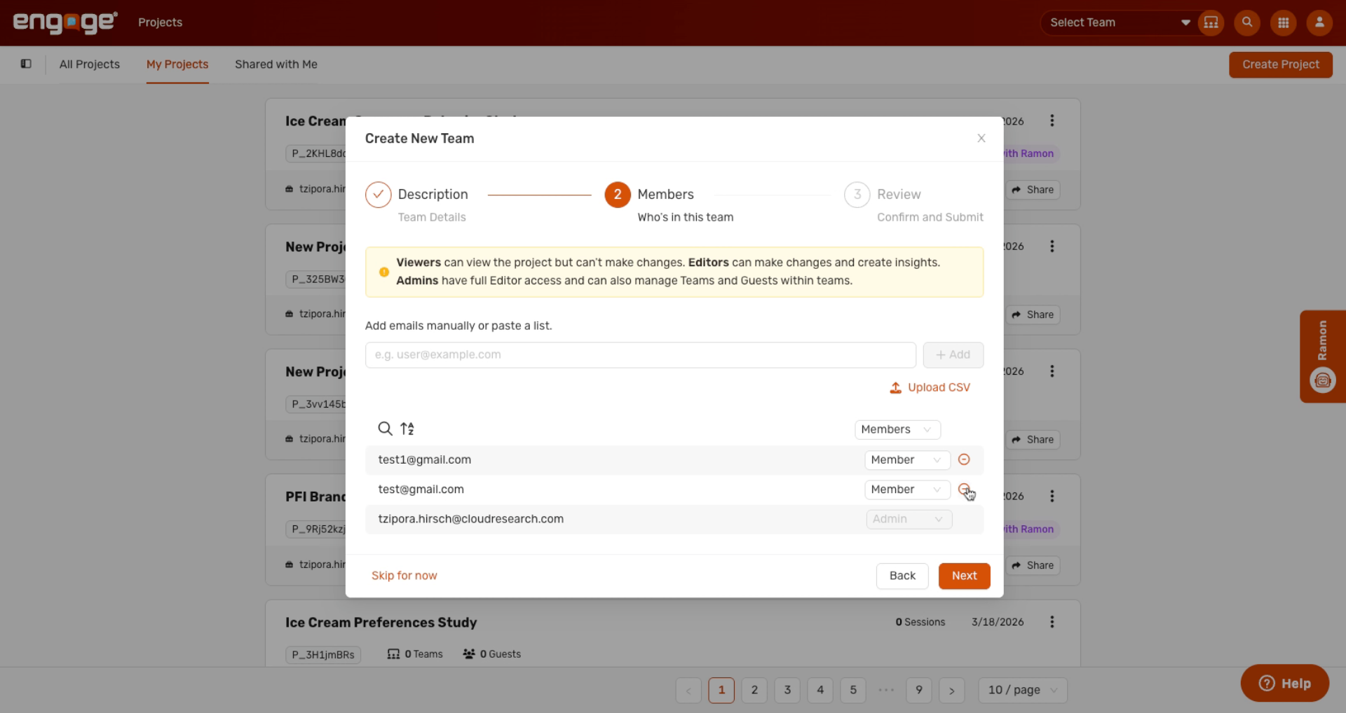 Remove Team Members