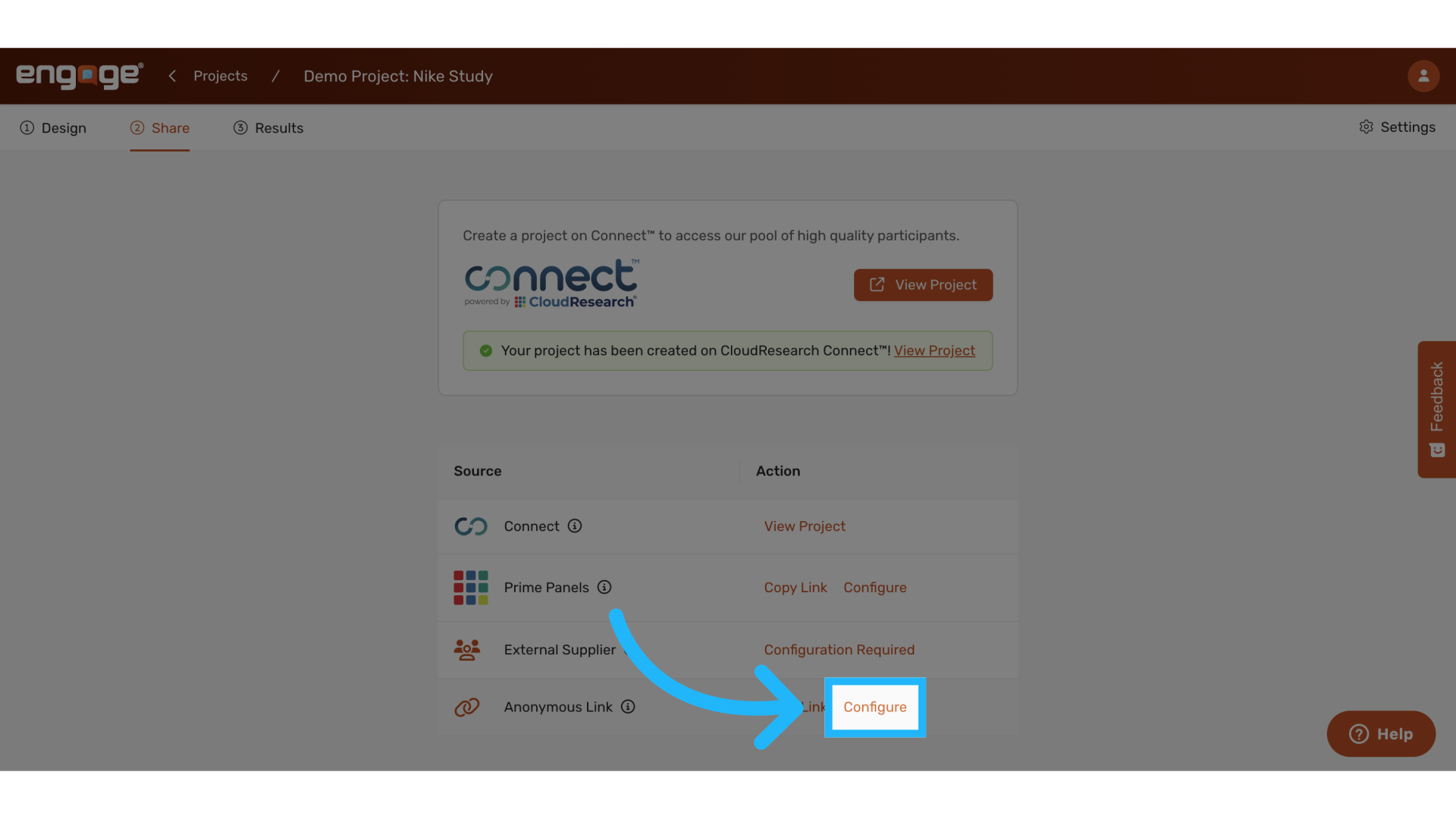 Select 'Configure'