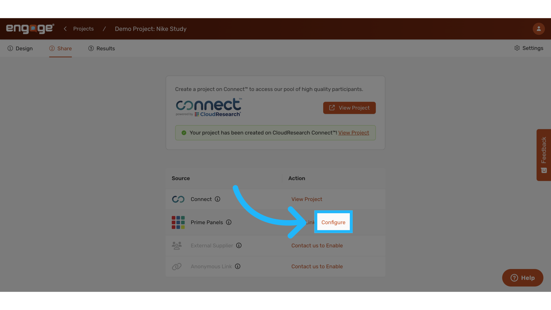 Configure for Prime Panels