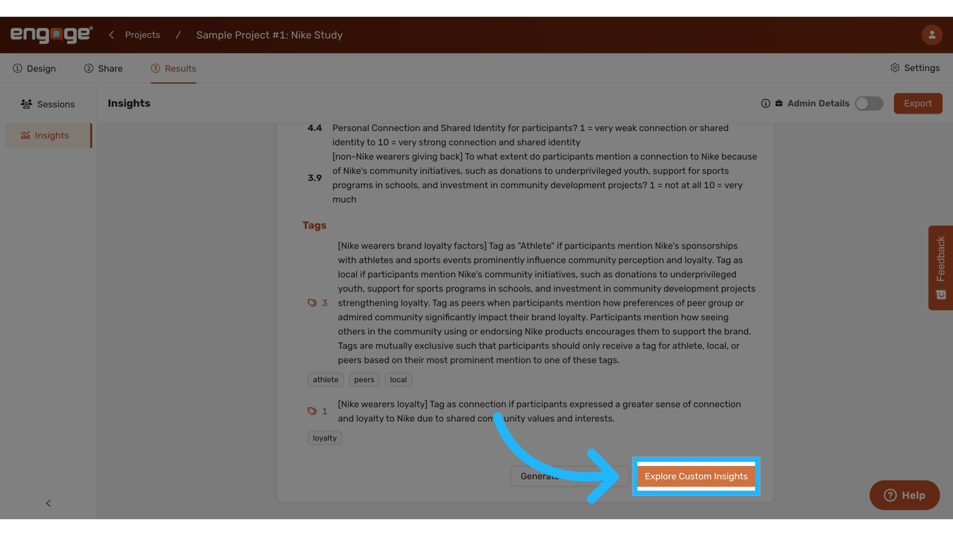 Explore Custom Insights
