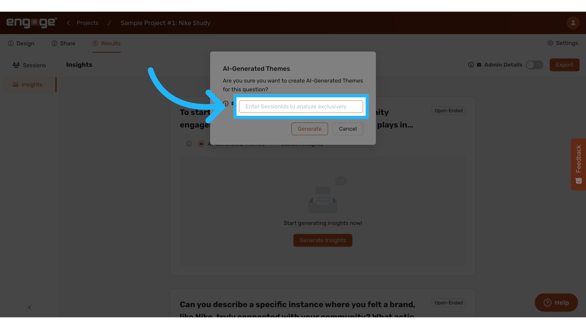 Specify Session IDs (Optional)
