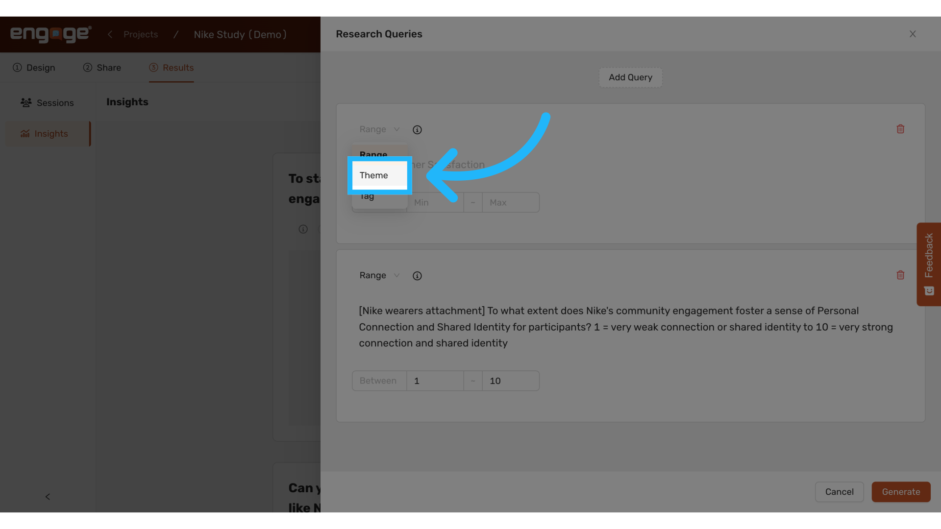 Select Theme Query Type
