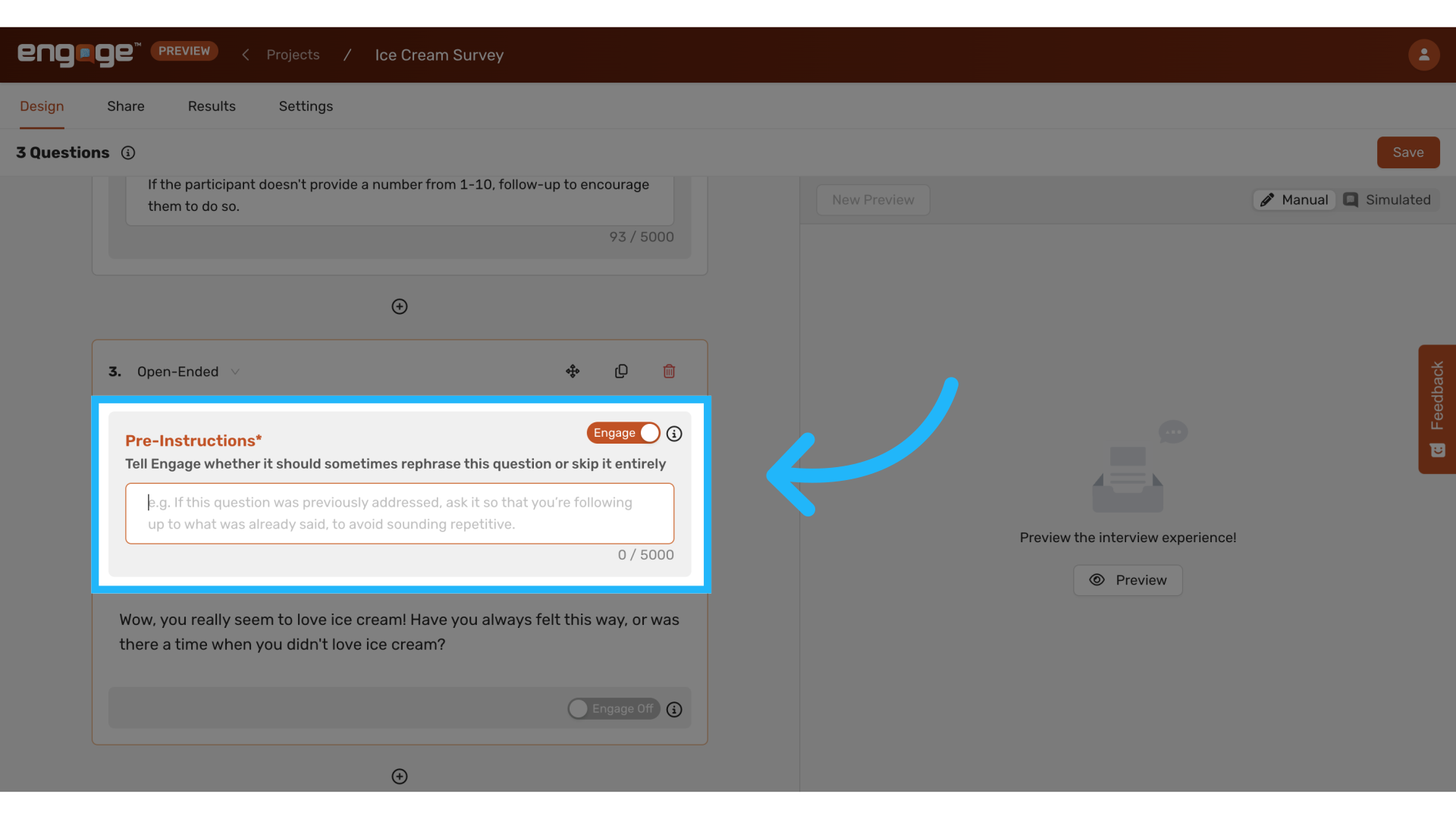Add pre-instructions