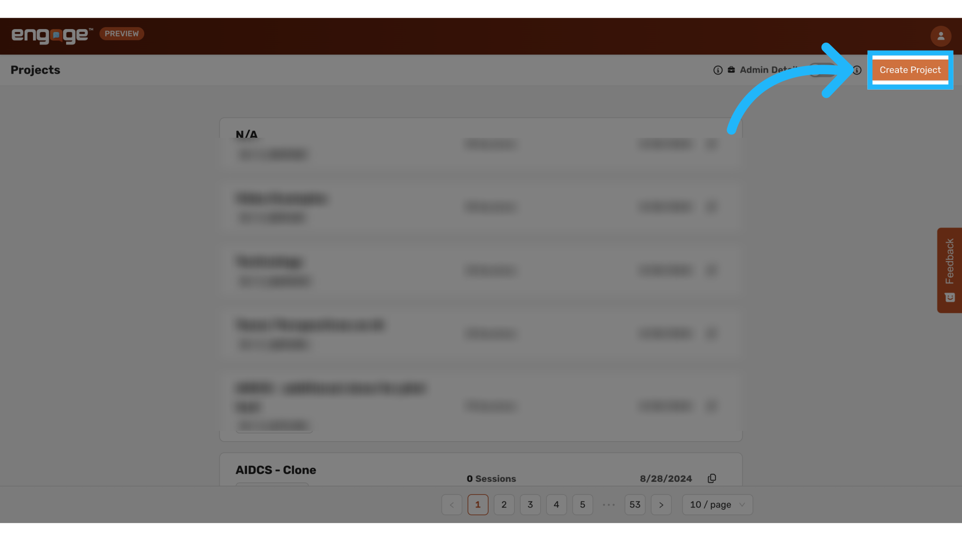 Select 'Create Project'