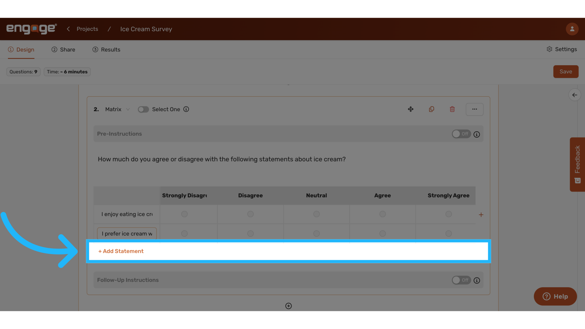 Add additional statements