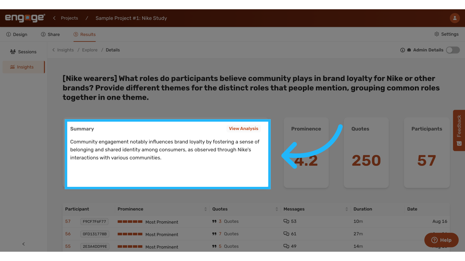 View Theme Summary