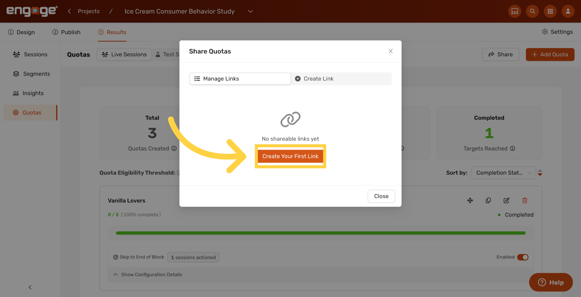 Create a New Link