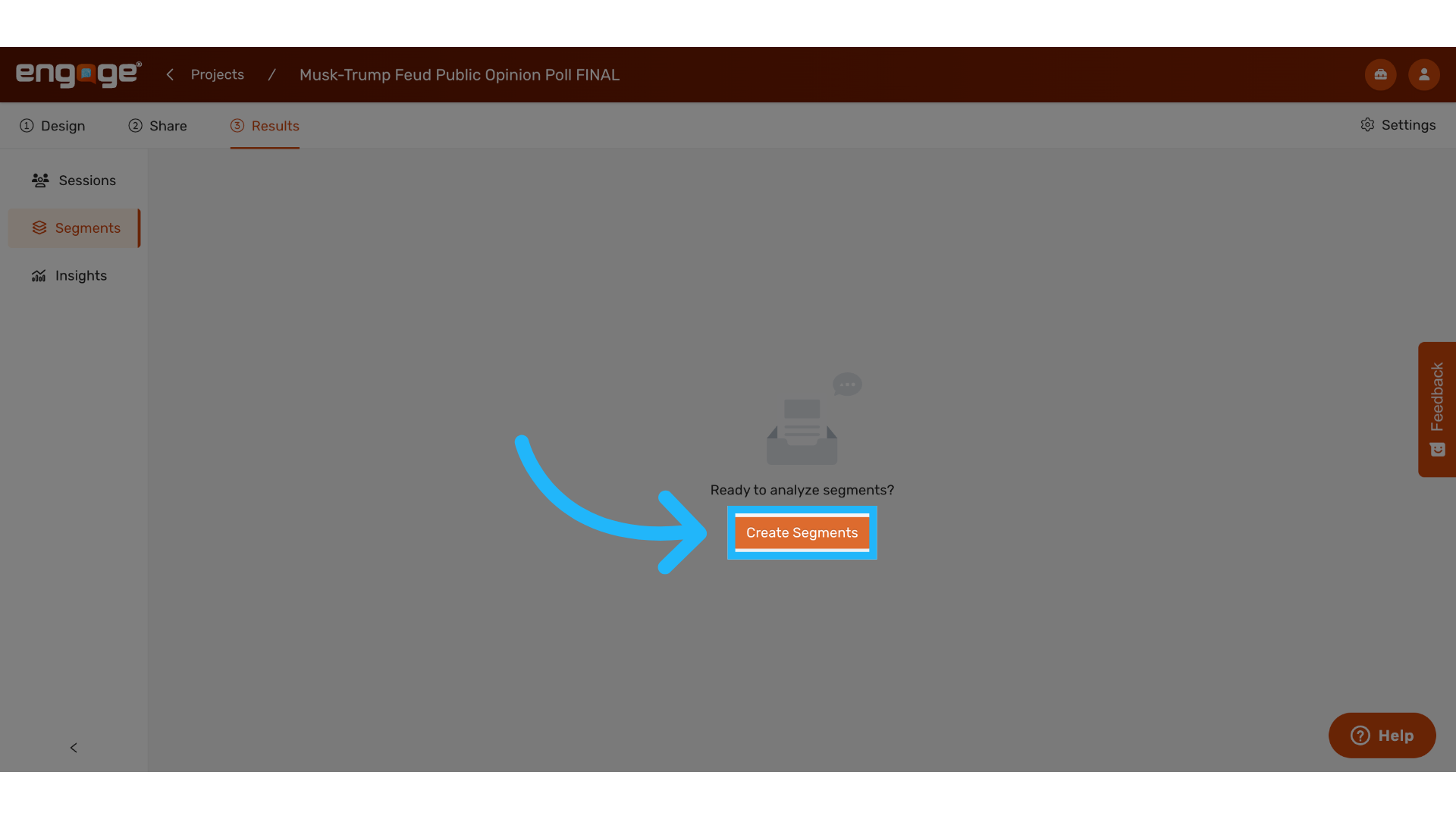 Click 'Create Segments'