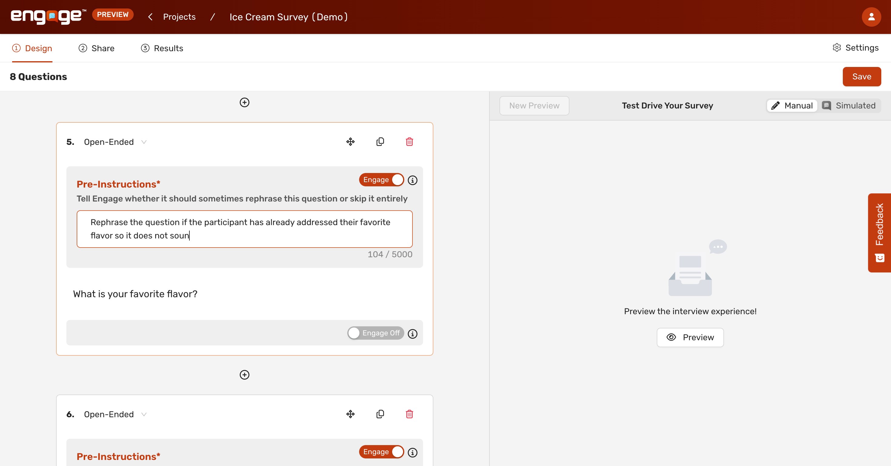 Customize for Preferences