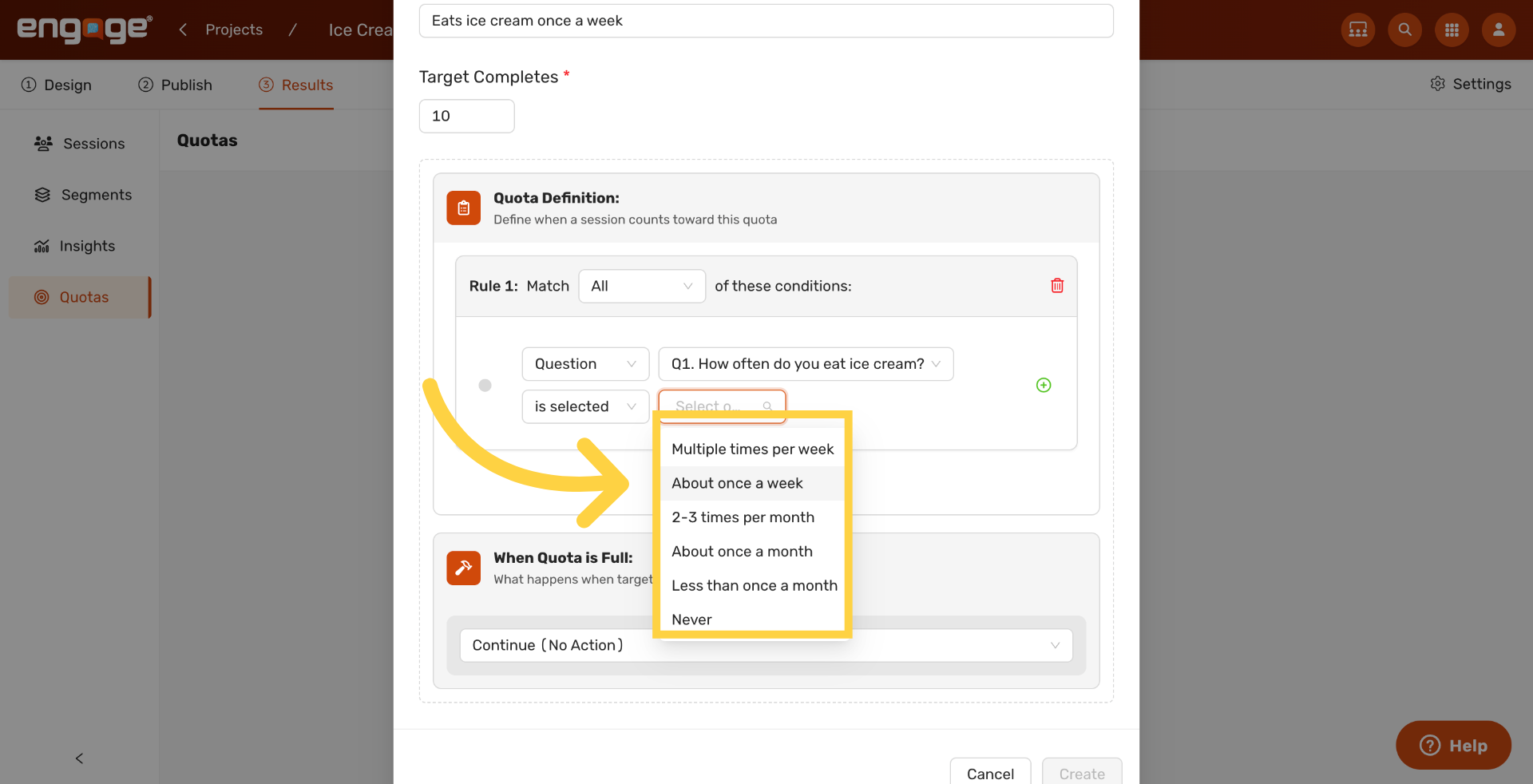 Select Answer Option