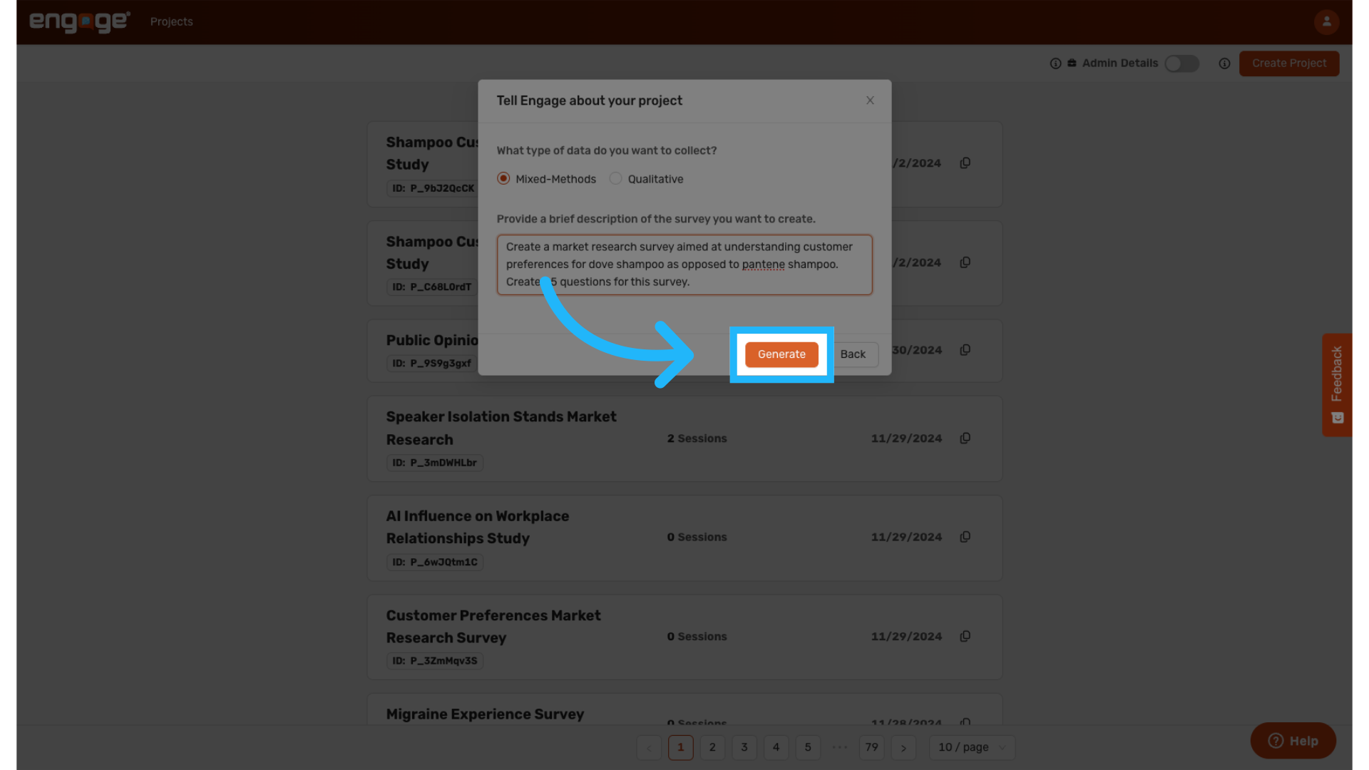 Generate Project
