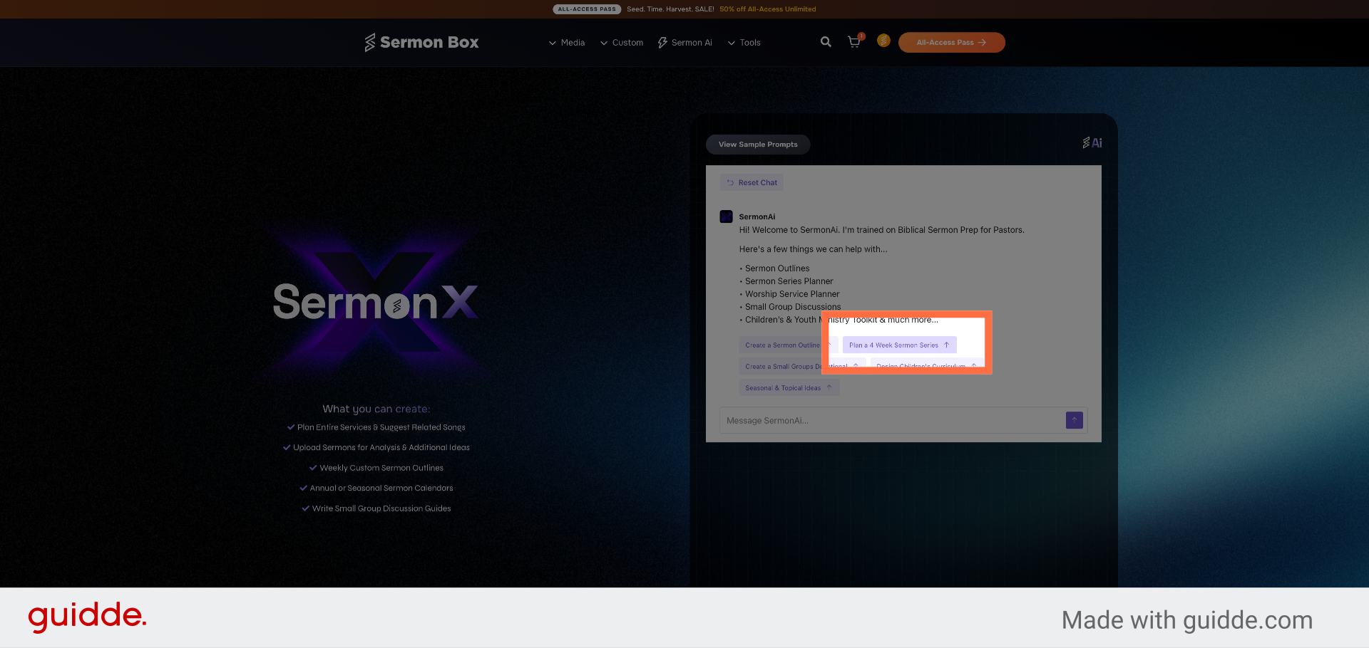 Select Sermon Series Planning