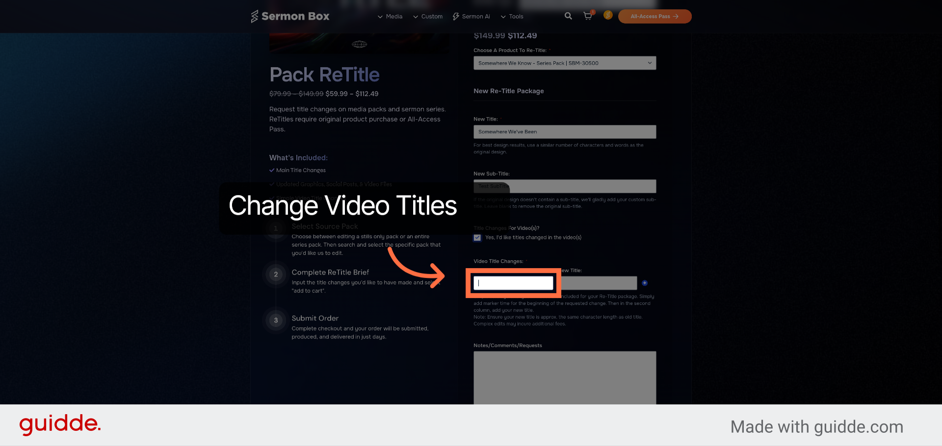 Video Title Change Times