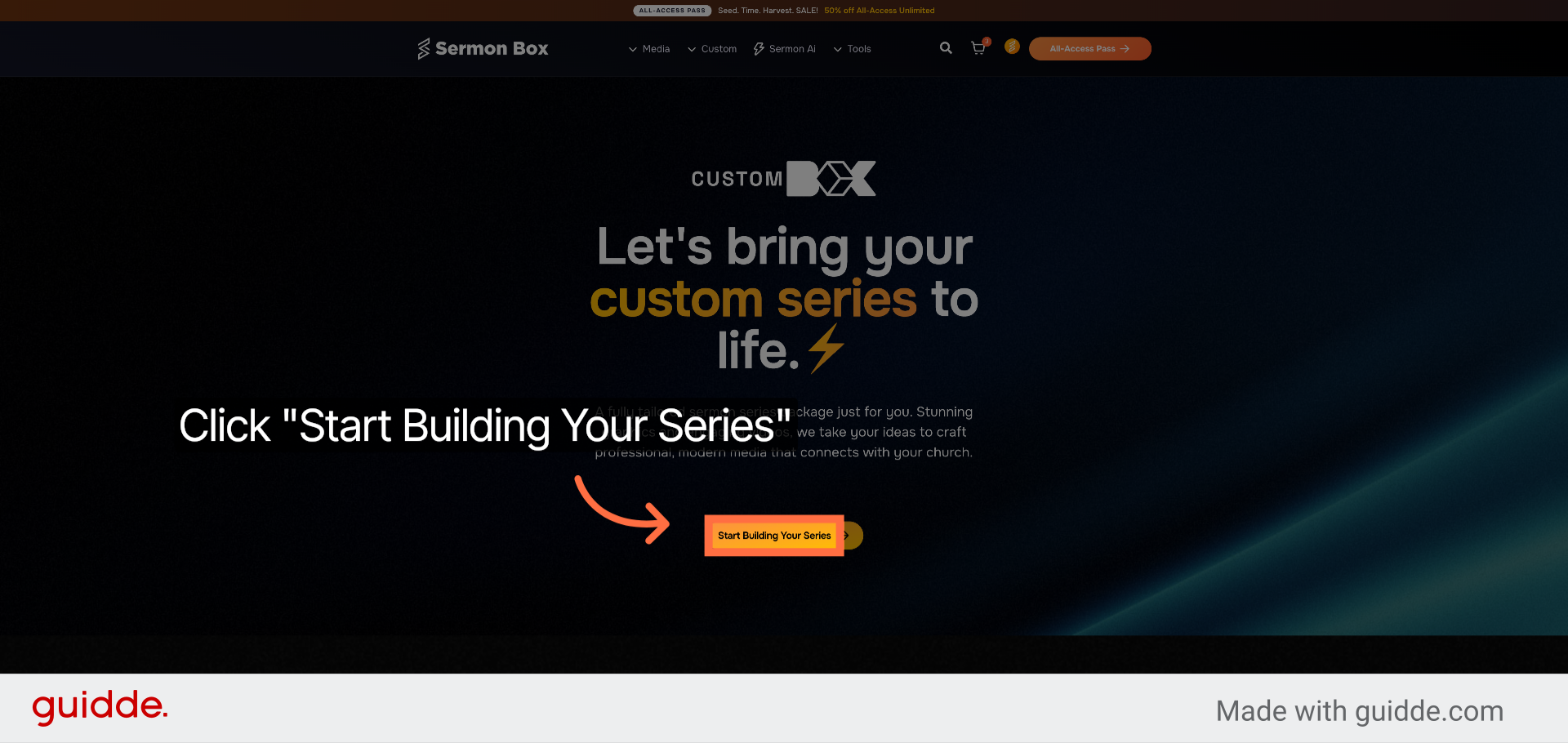 Start Building Your Series