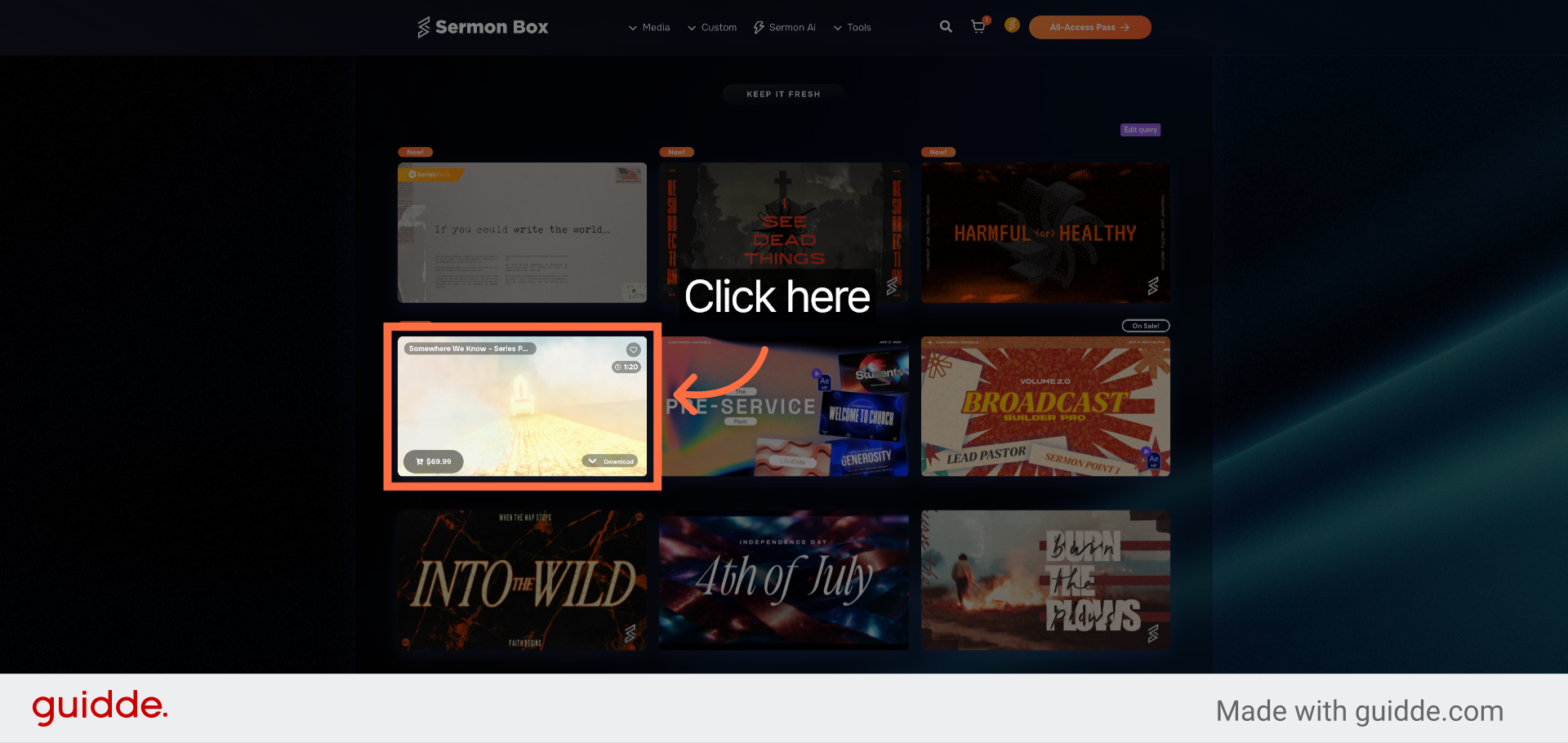 Find your Series or Title Pack