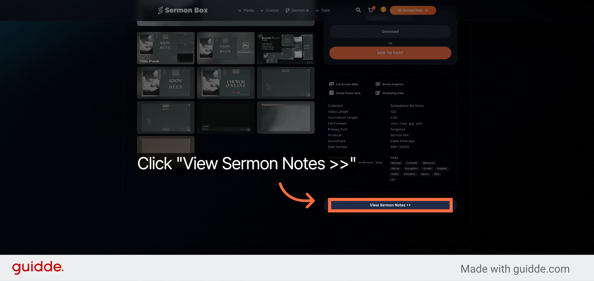 Select View Sermon Notes