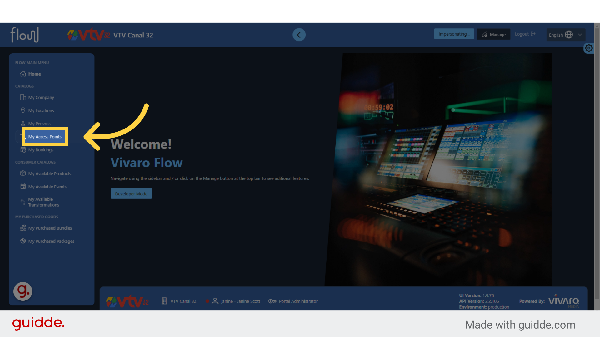 Click 'My Access Points'