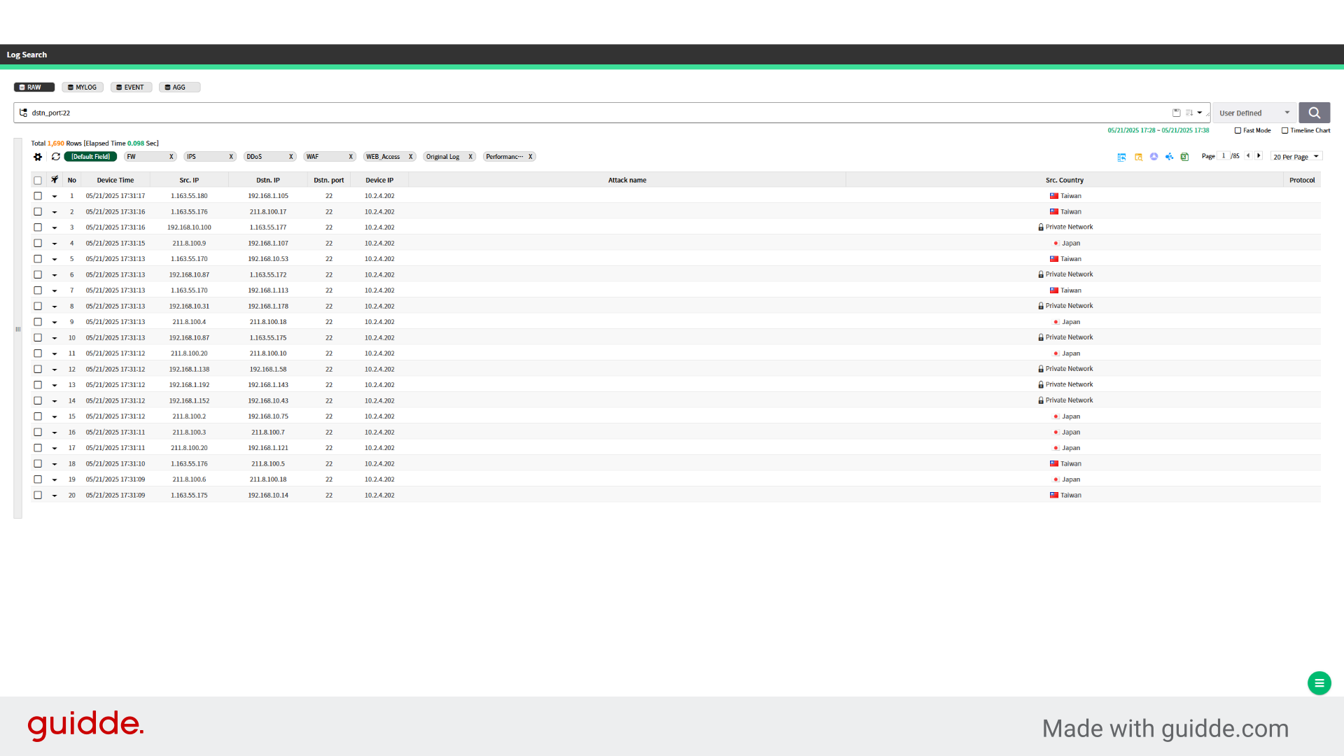 Click 'Log Search


		























	
	var gServerTime = '20250521173828';
	var gSessionUserId = 'admin';
	//이벤트 이관처리를 위한 변수
	var updateFieldList = JSON.parse('false');
	// 로그 항목의 제목 저장
	var...'