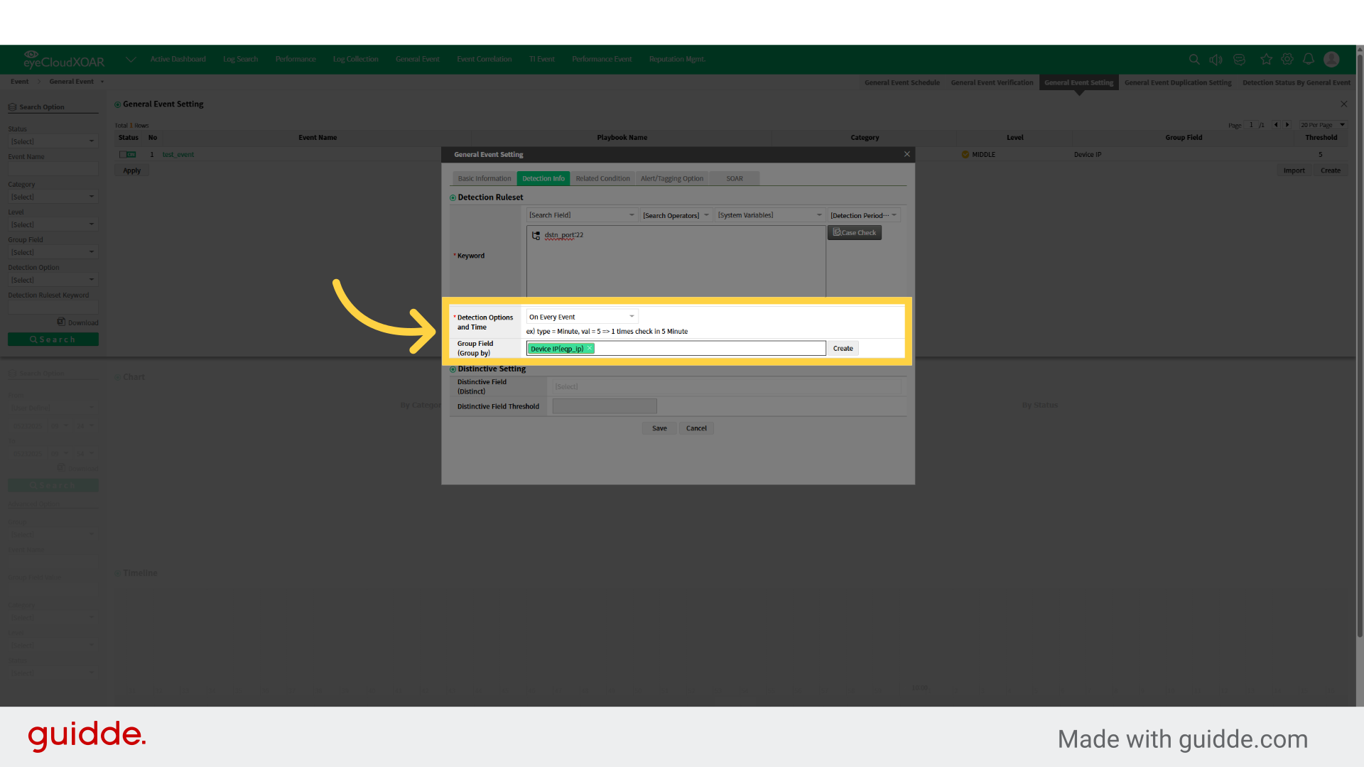 No event is ignored.
 
An event is triggered every time any rule is detected, regardless of thresholds or reference time.