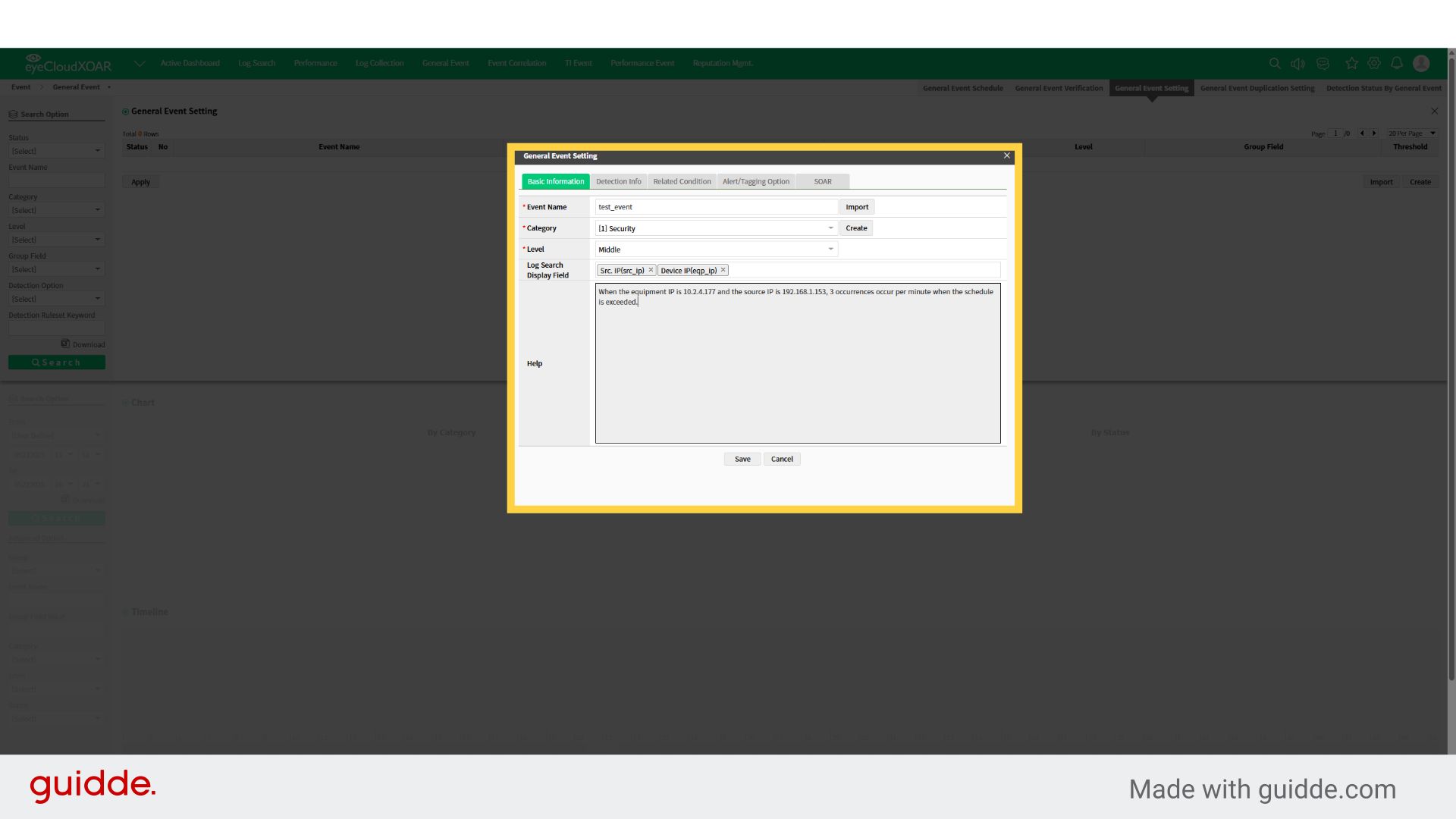 When the equipment IP is 10.2.4.177 and the source IP is 192.168.1.153, 3 occurrences occur per minute when the schedule is exceeded. please try it