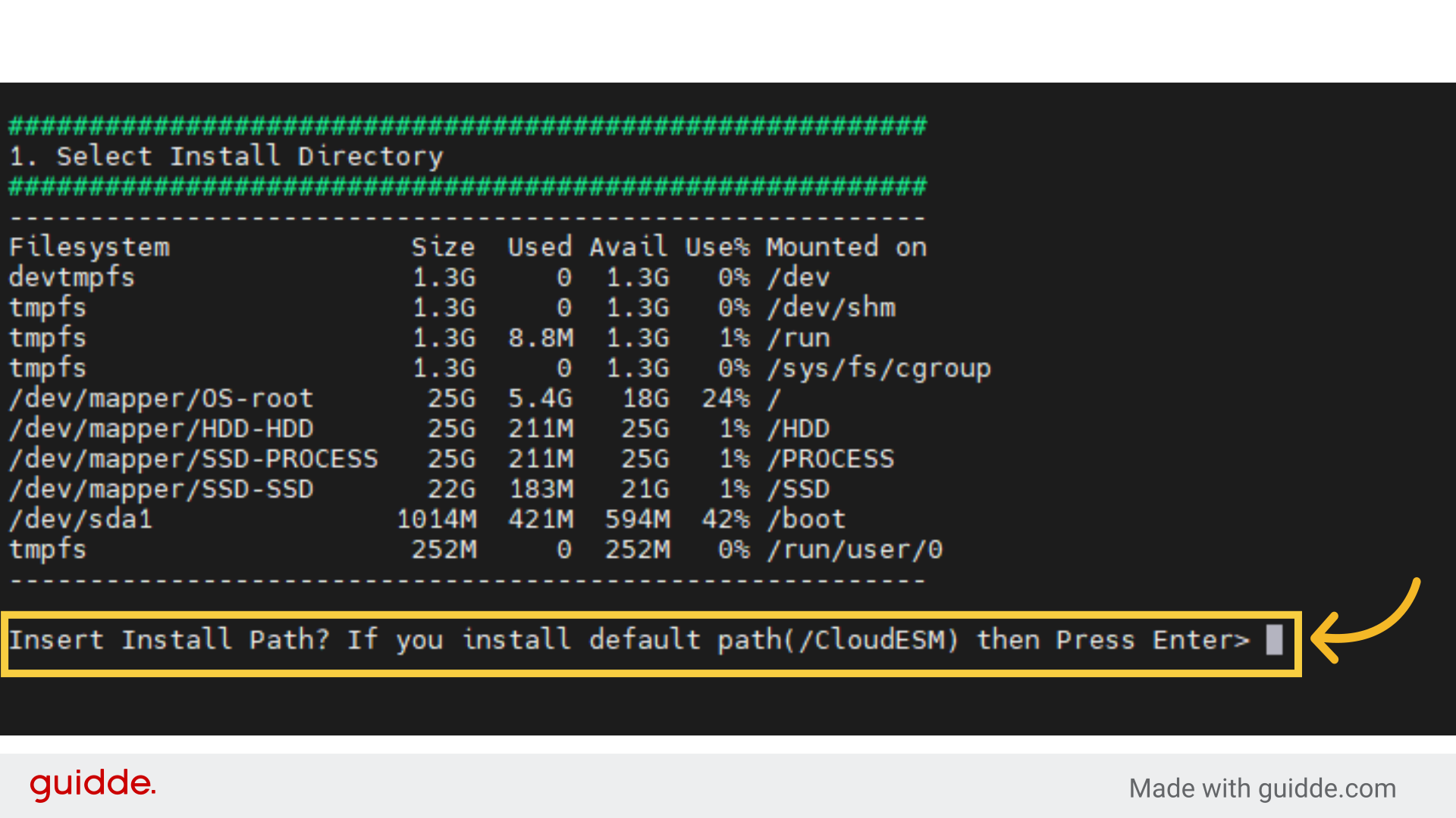 Next, run the following command to start the solution installation process:

ex) ./eyeCloudXOAR_Ain1_4.0_03_20241230_R2_on_US.ol8.noarch.sh install 

Press Enter : if you`re default install CloudESM path