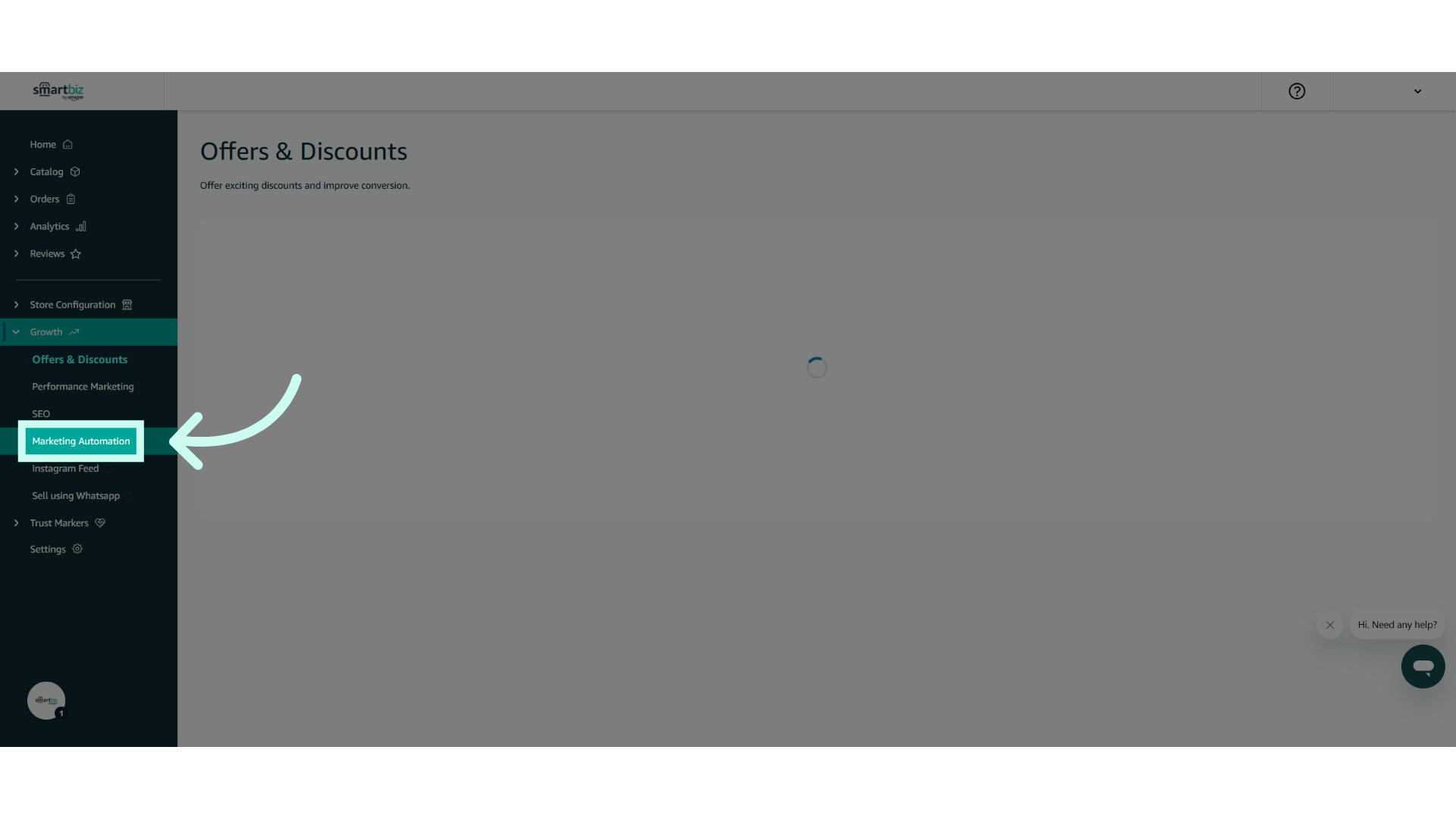 Click 'Marketing Automation'