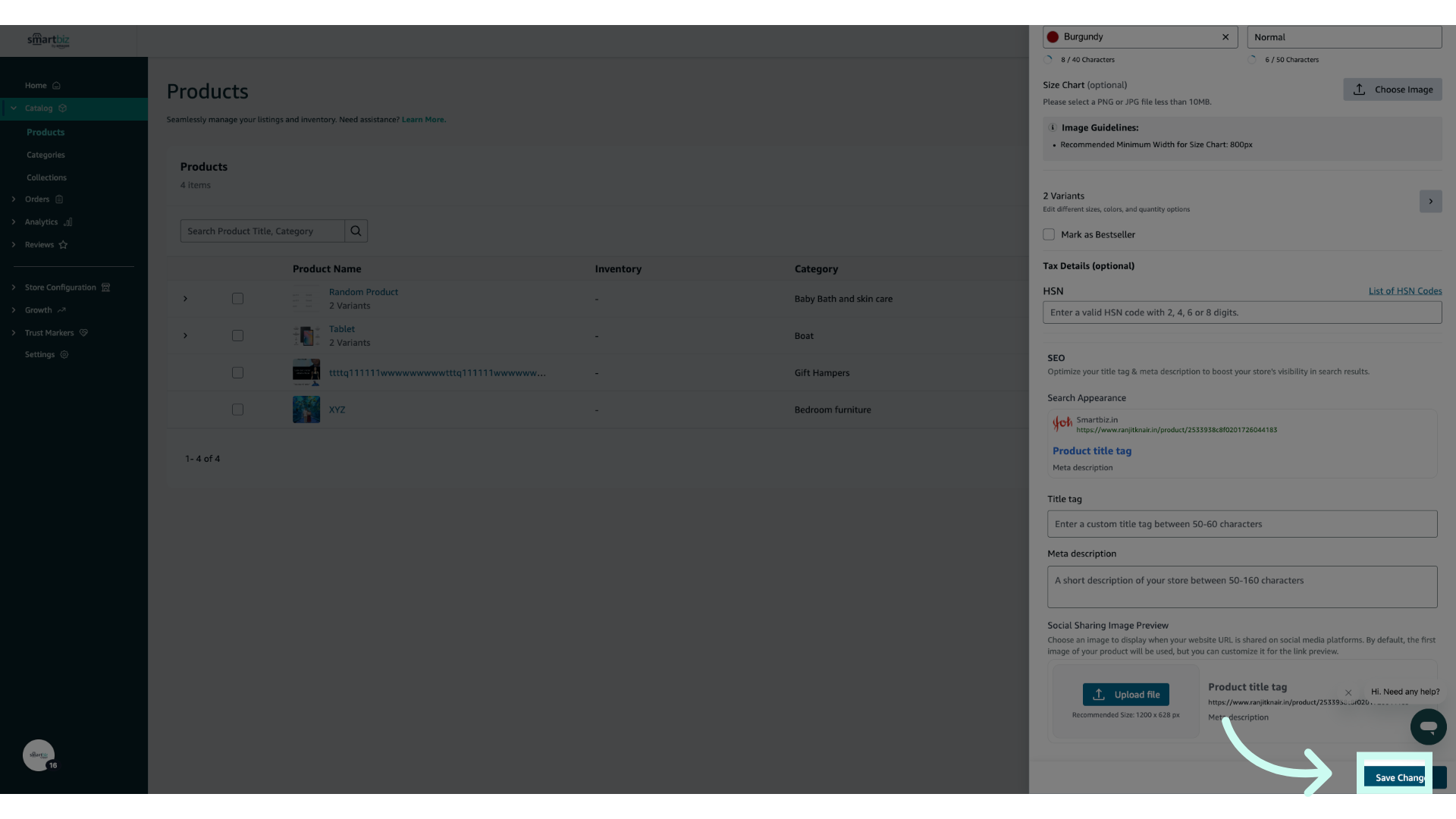 Click 'Save Changes'