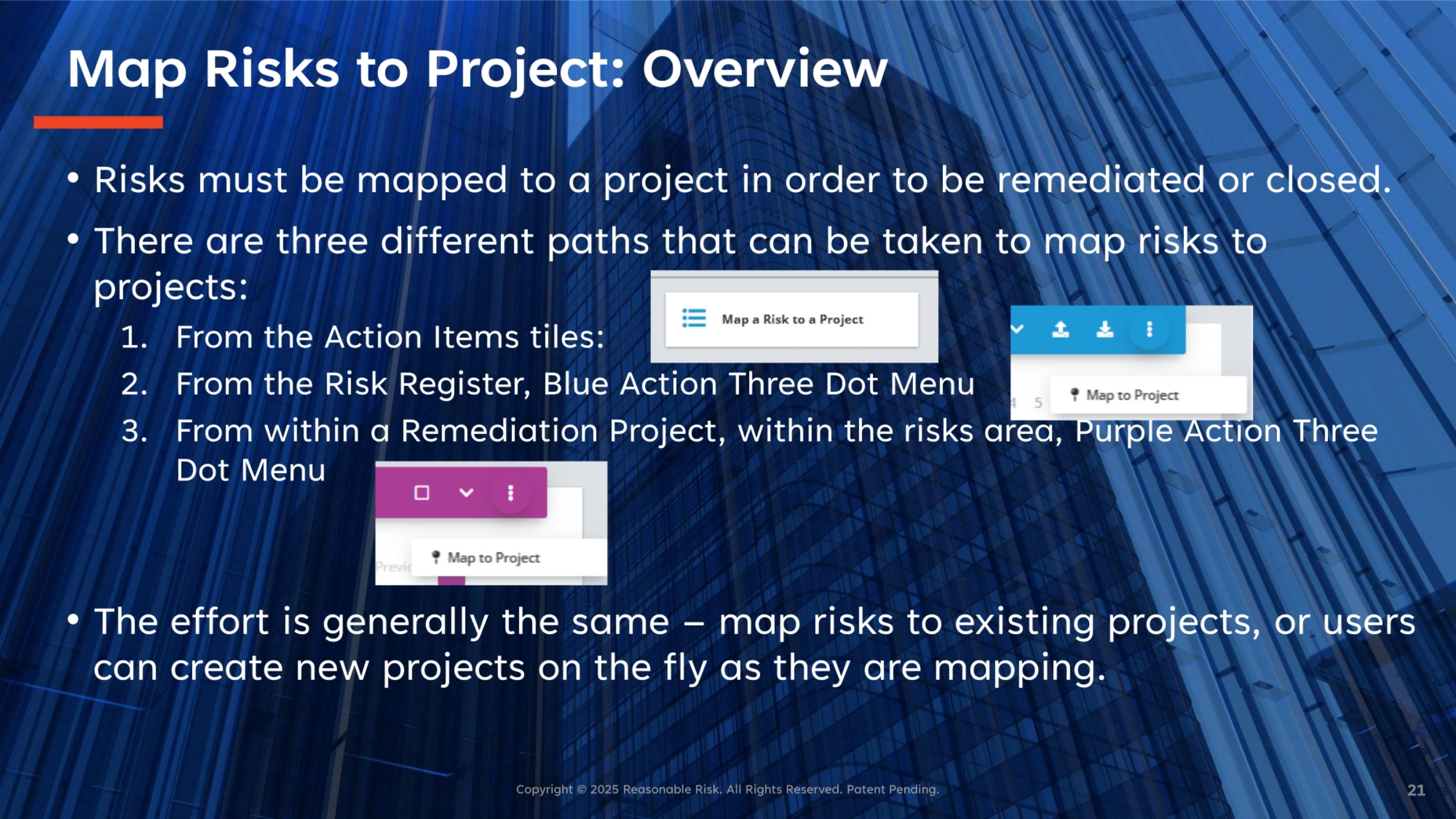 Map Risks to Project: Overview