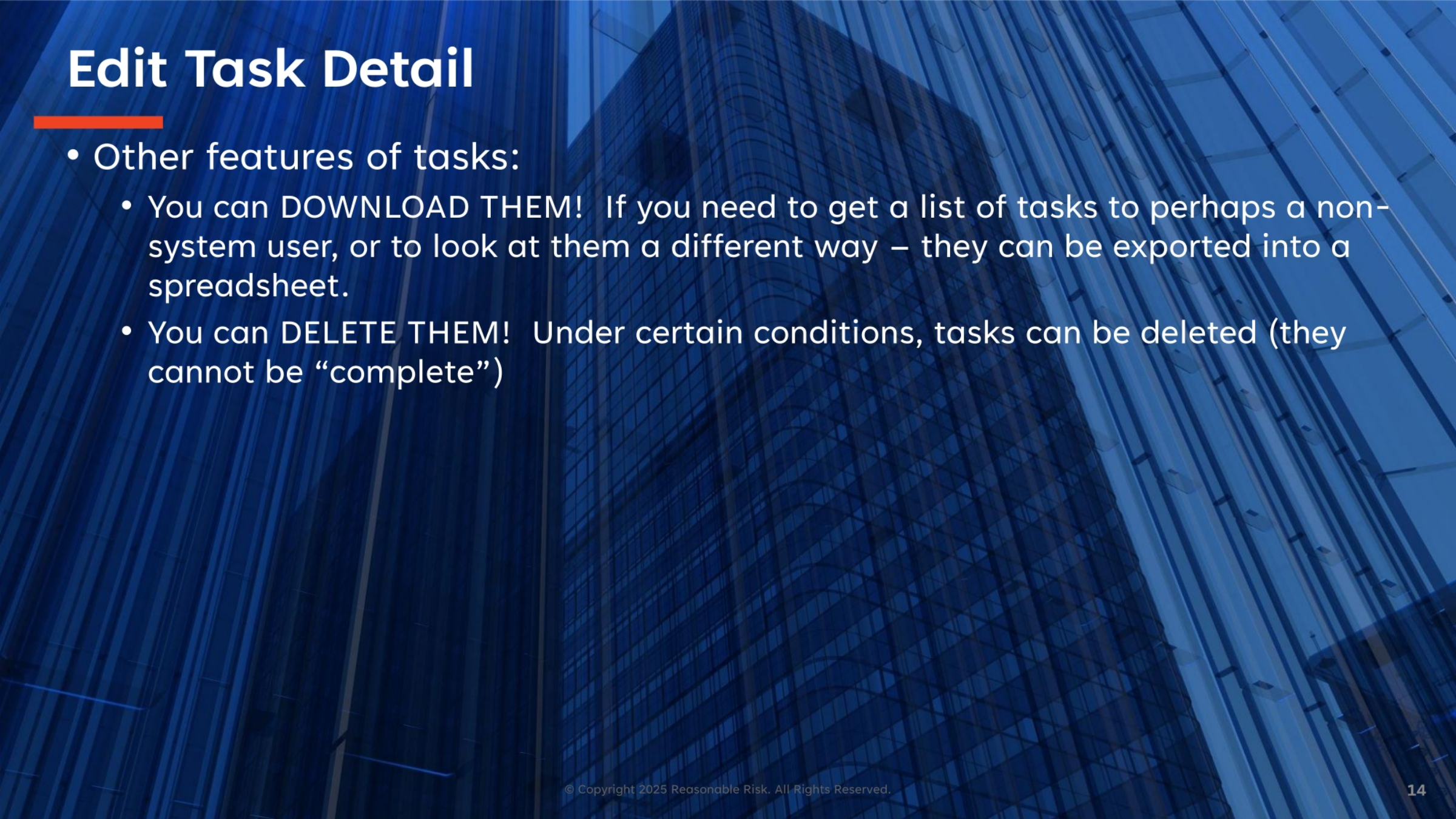 Additional Task Management Features