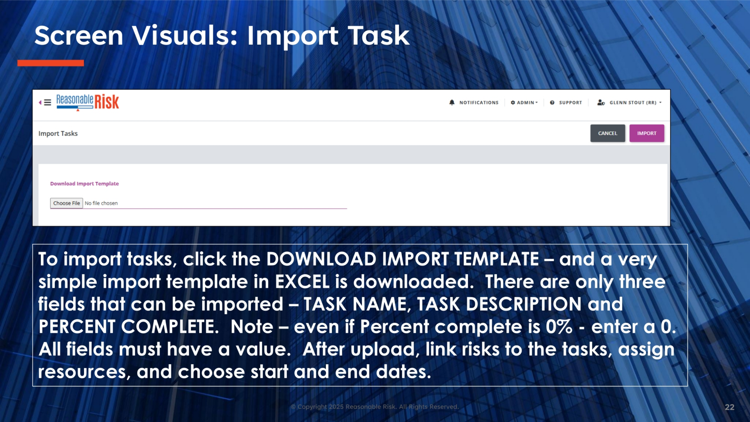 Visualizing the Task Import Process