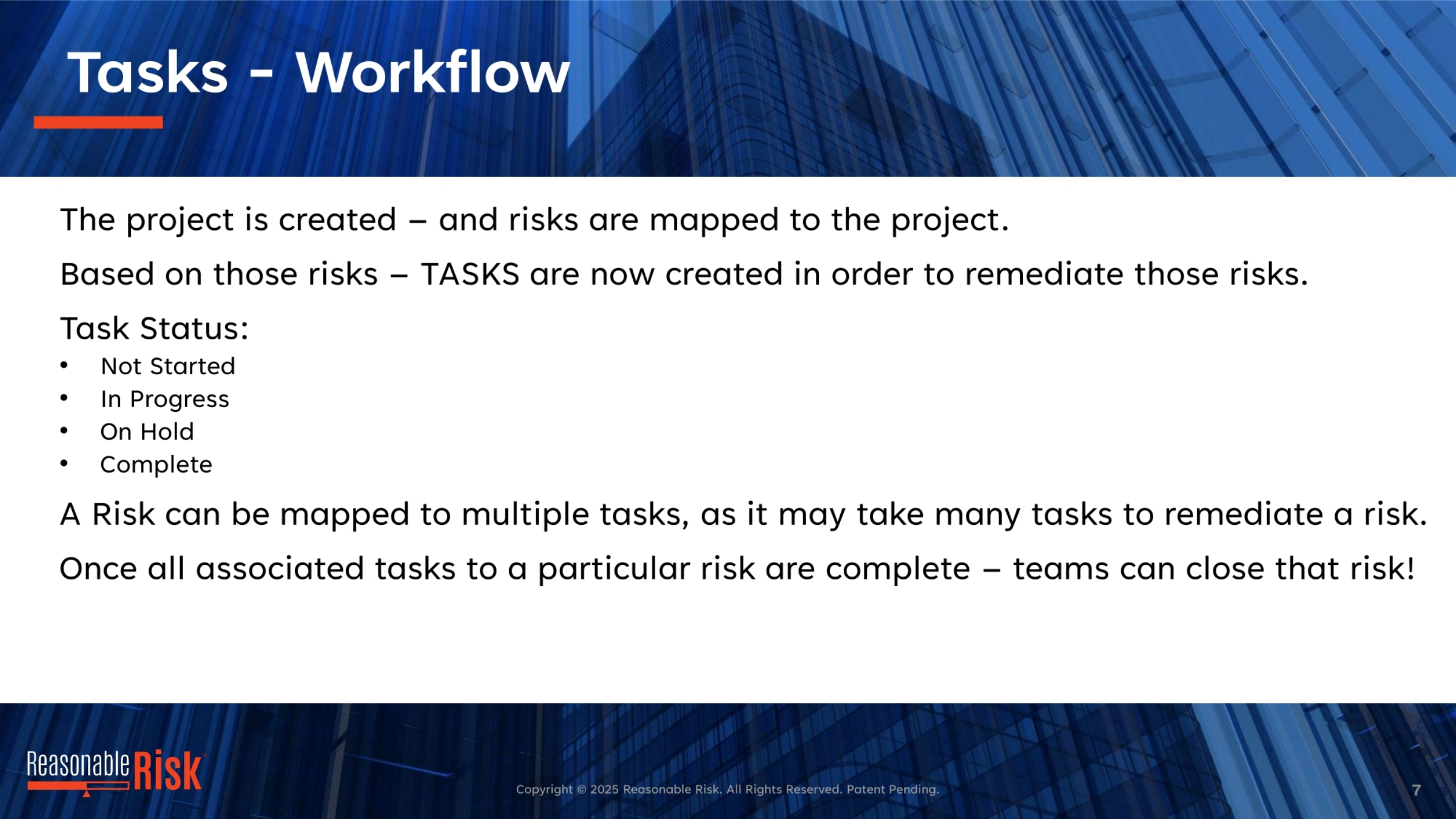 Task Workflow and Status