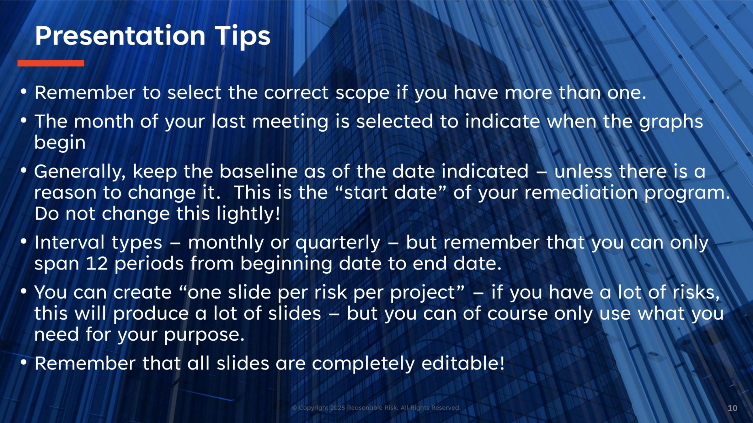 Key Presentation Tips