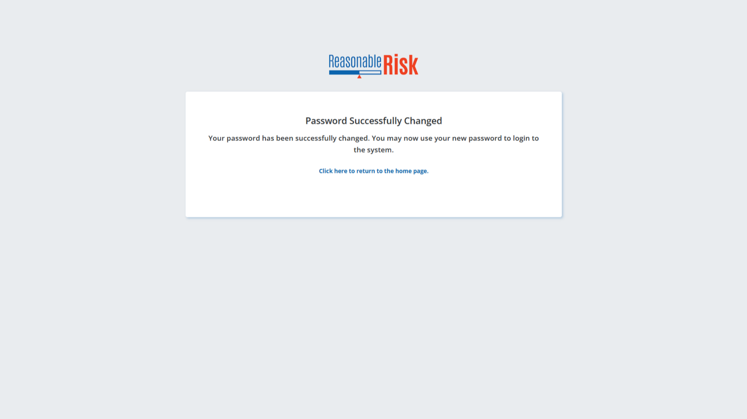 Password Successfully Changed