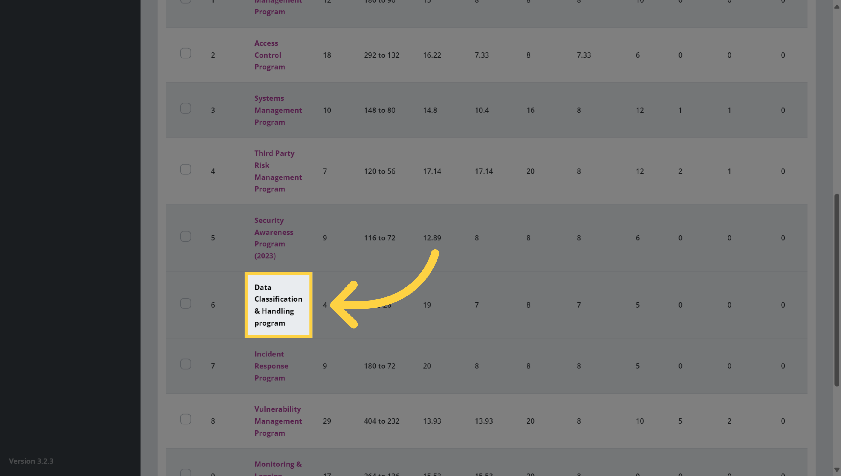 Select an existing project