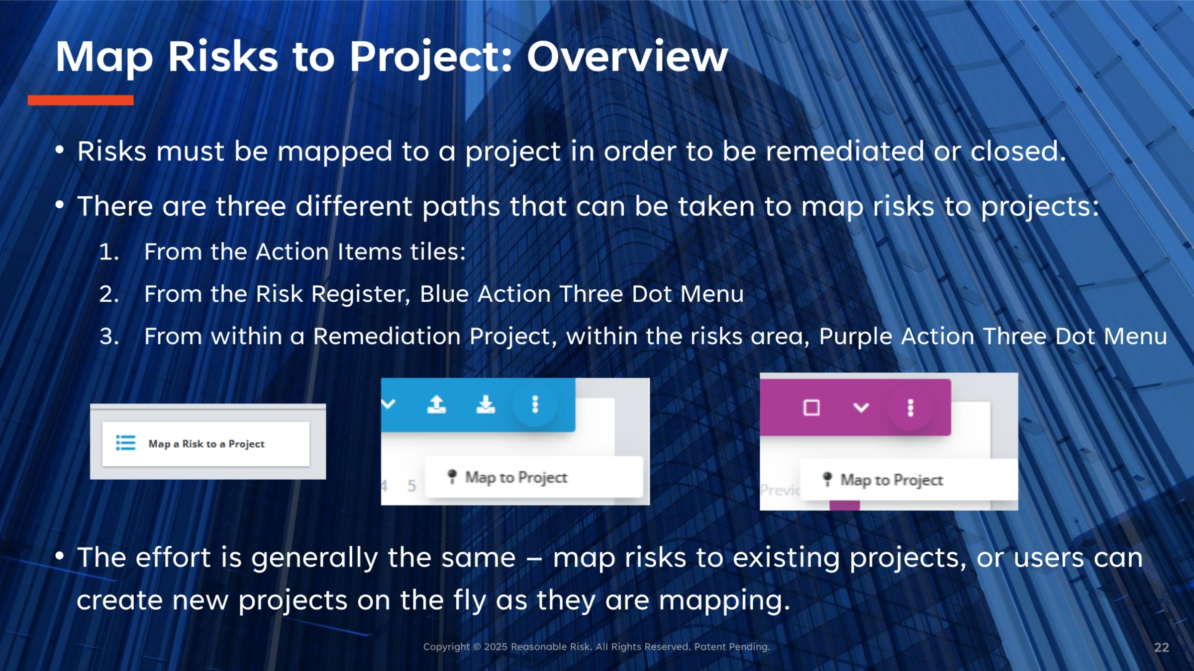 Map Risks to Project: Overview