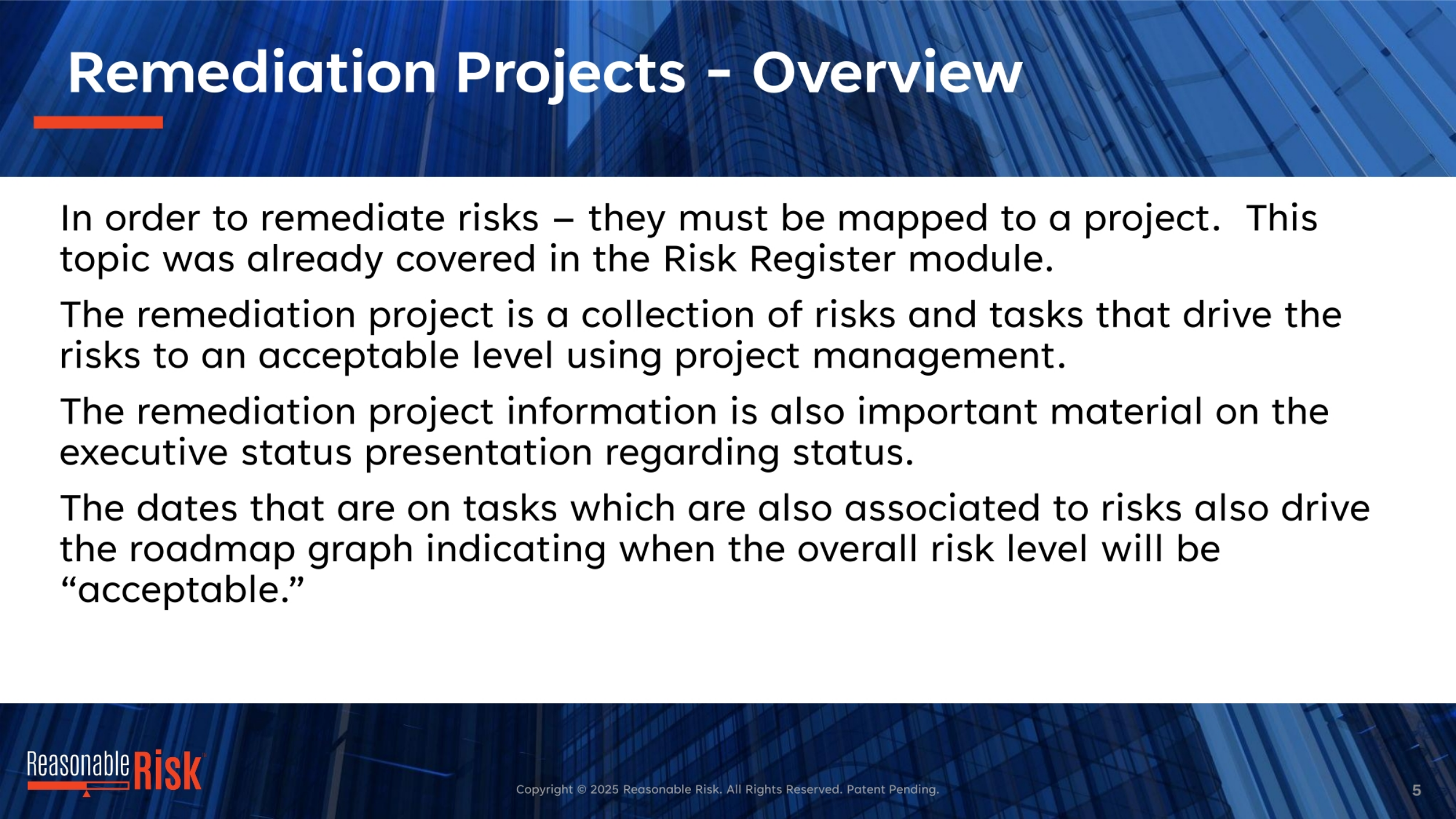 Remediation Projects: Core Concepts