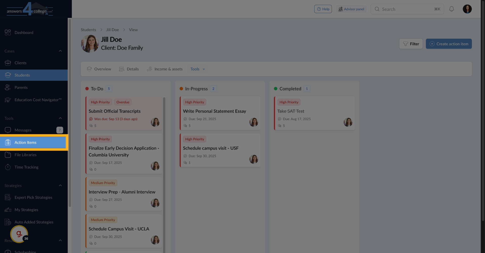 Returning to the Overview