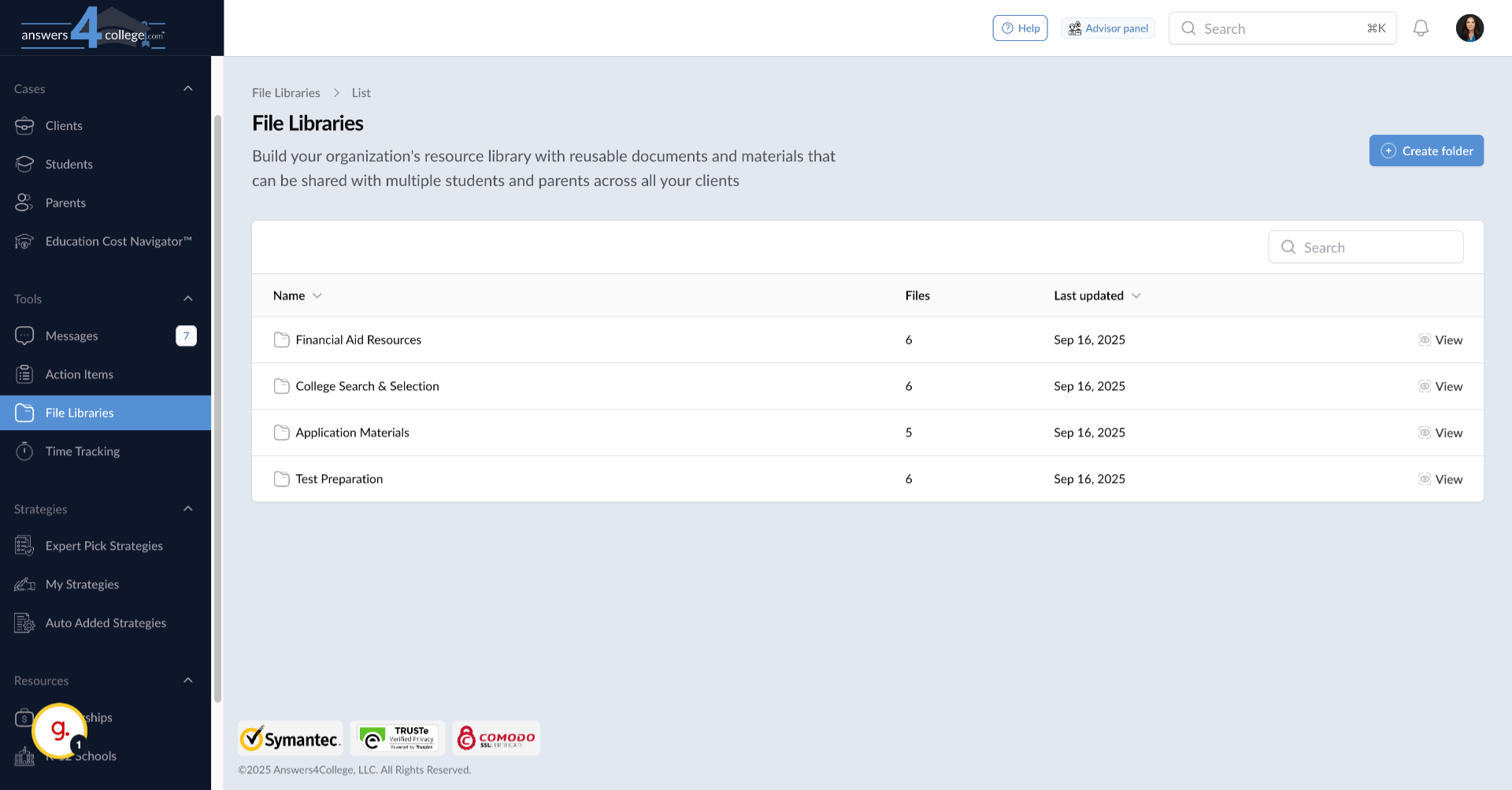 Understanding the File Libraries Interface