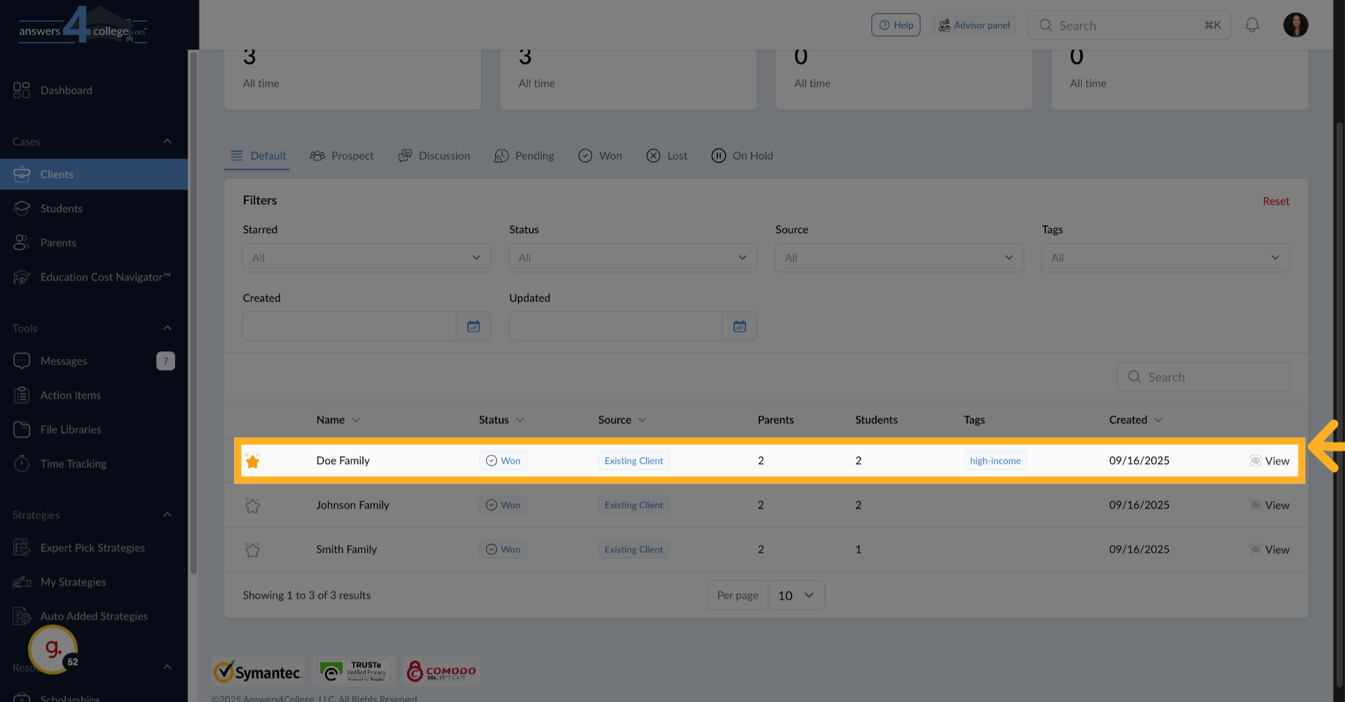 Accessing Client Files