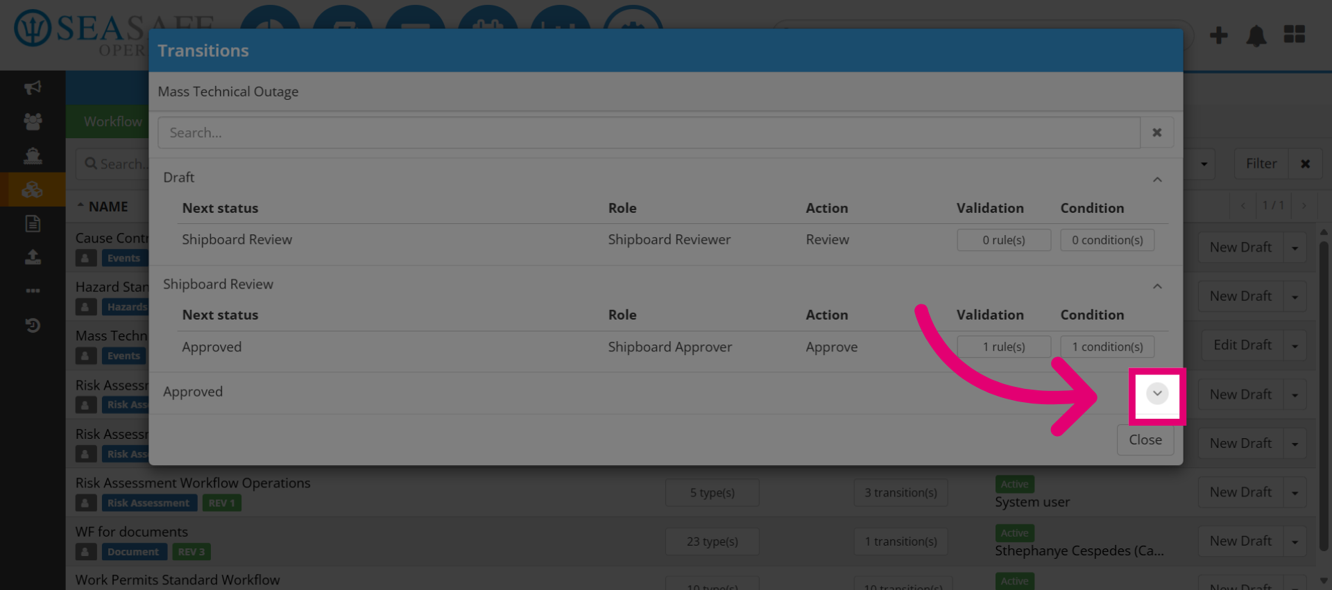Select Another Transition