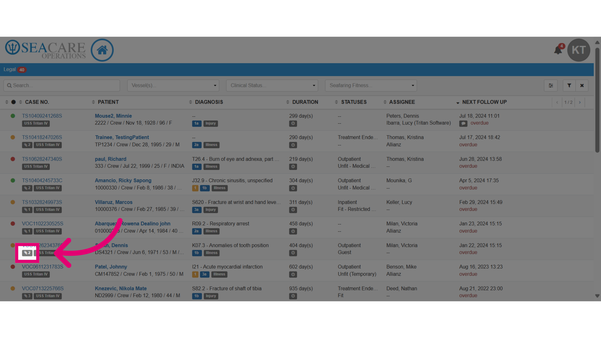View patient documents