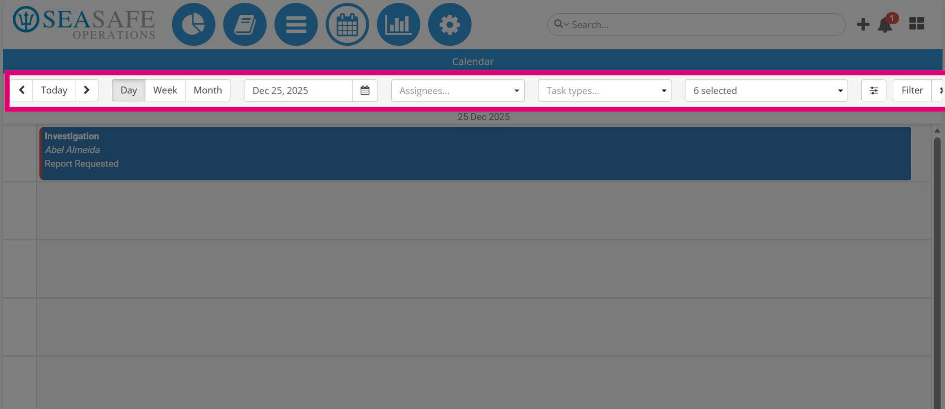 Manage Tasks using Filters