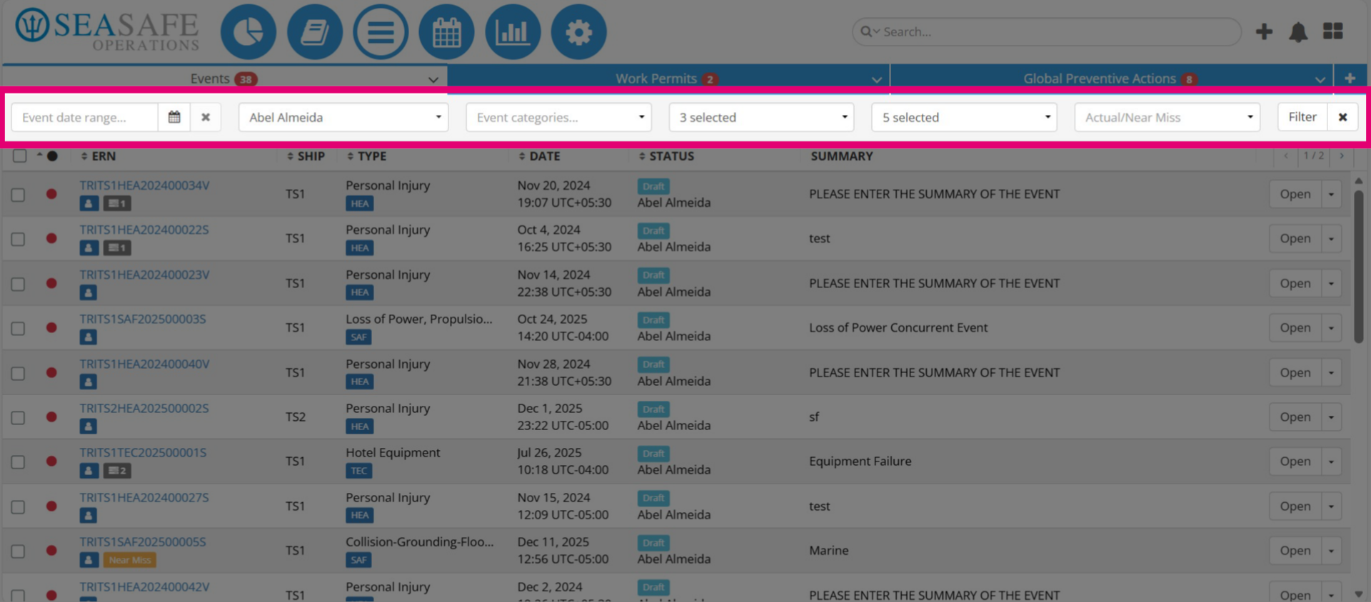 Locate Specific Report(s) using Filters