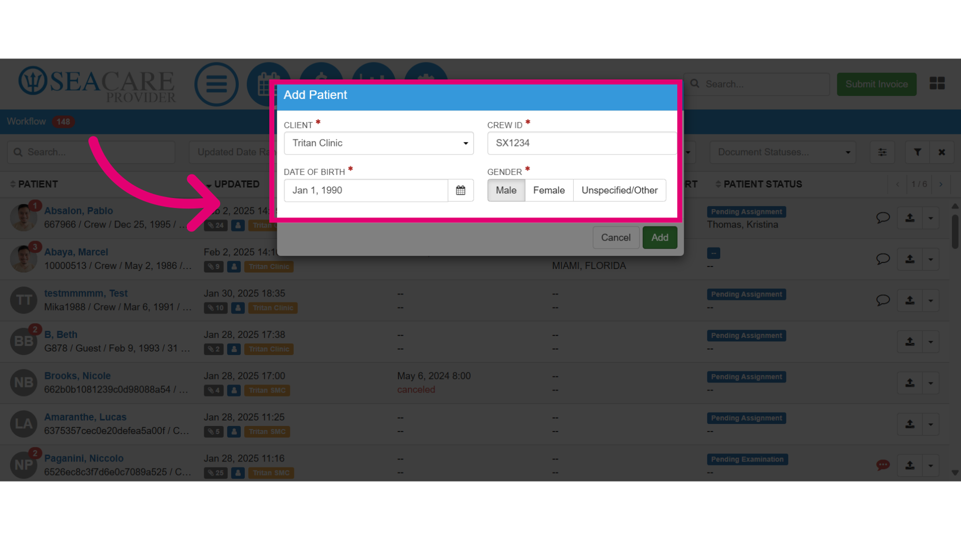 Complete all of the required fields