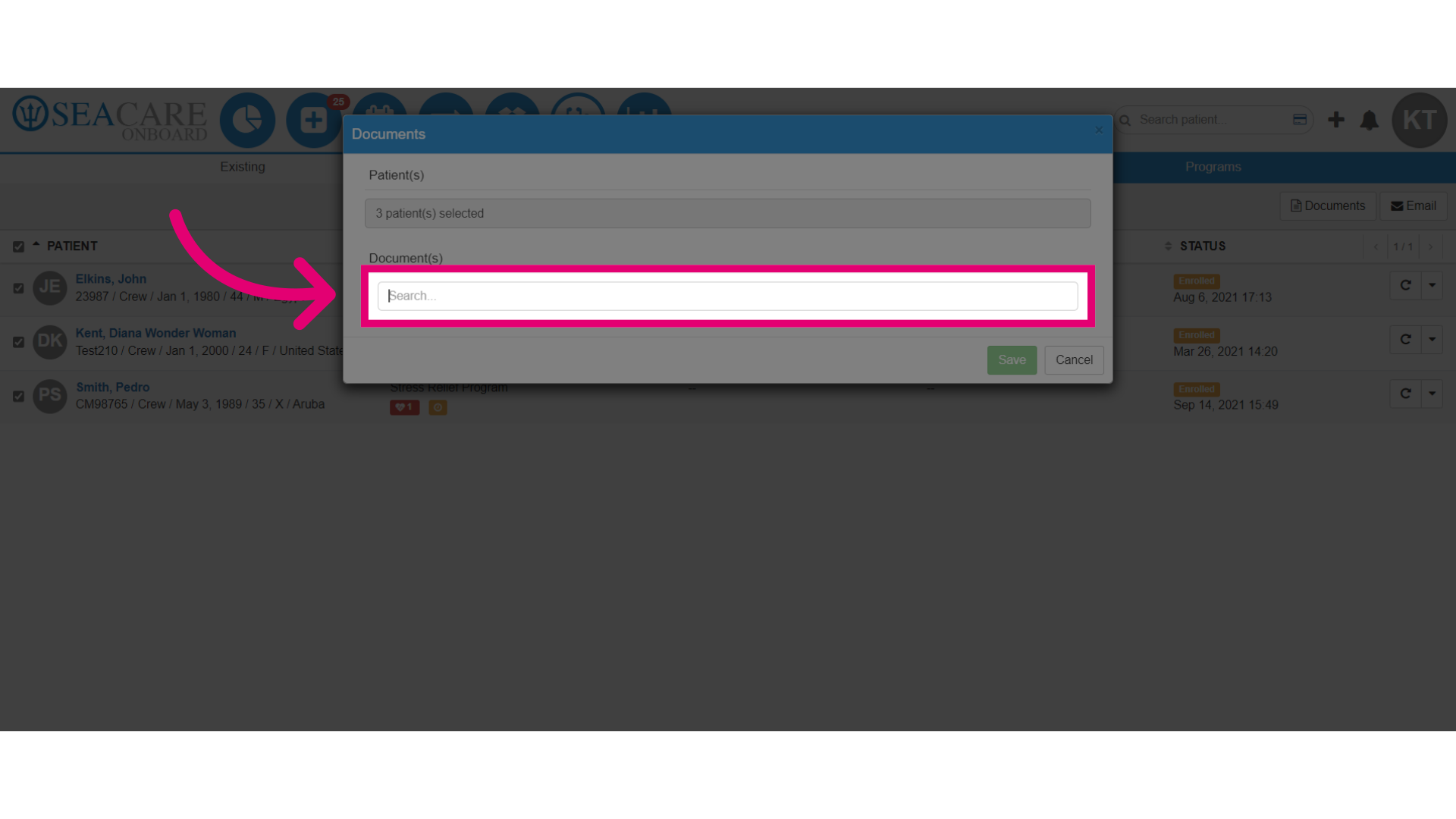 Search for the document by name