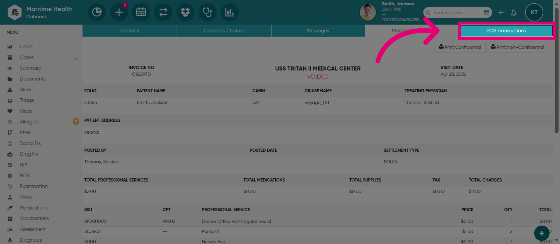Access POS Transactions