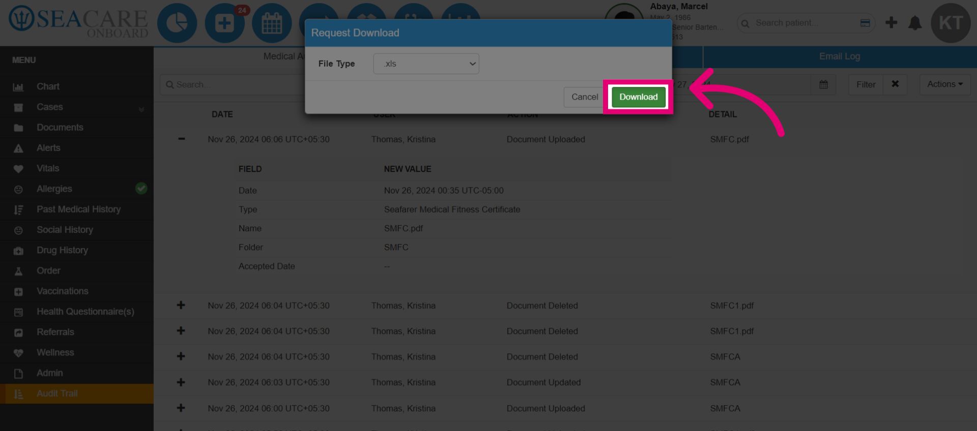 Click 'Download'