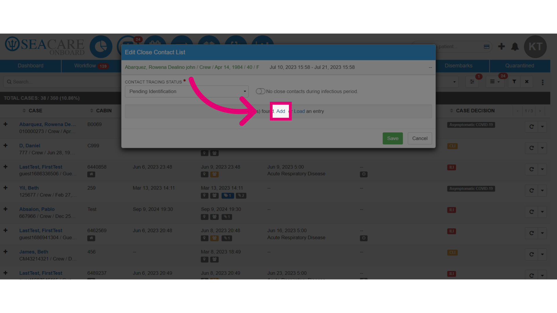 Select 'Add'